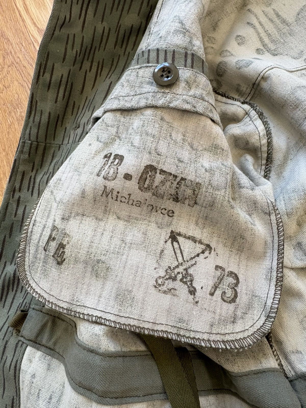 Other Czech Army VTG 70s 1973 Rain Camo Jacket Military Cargo M Size US M / EU 48-50 / 2 - 5 Thumbnail