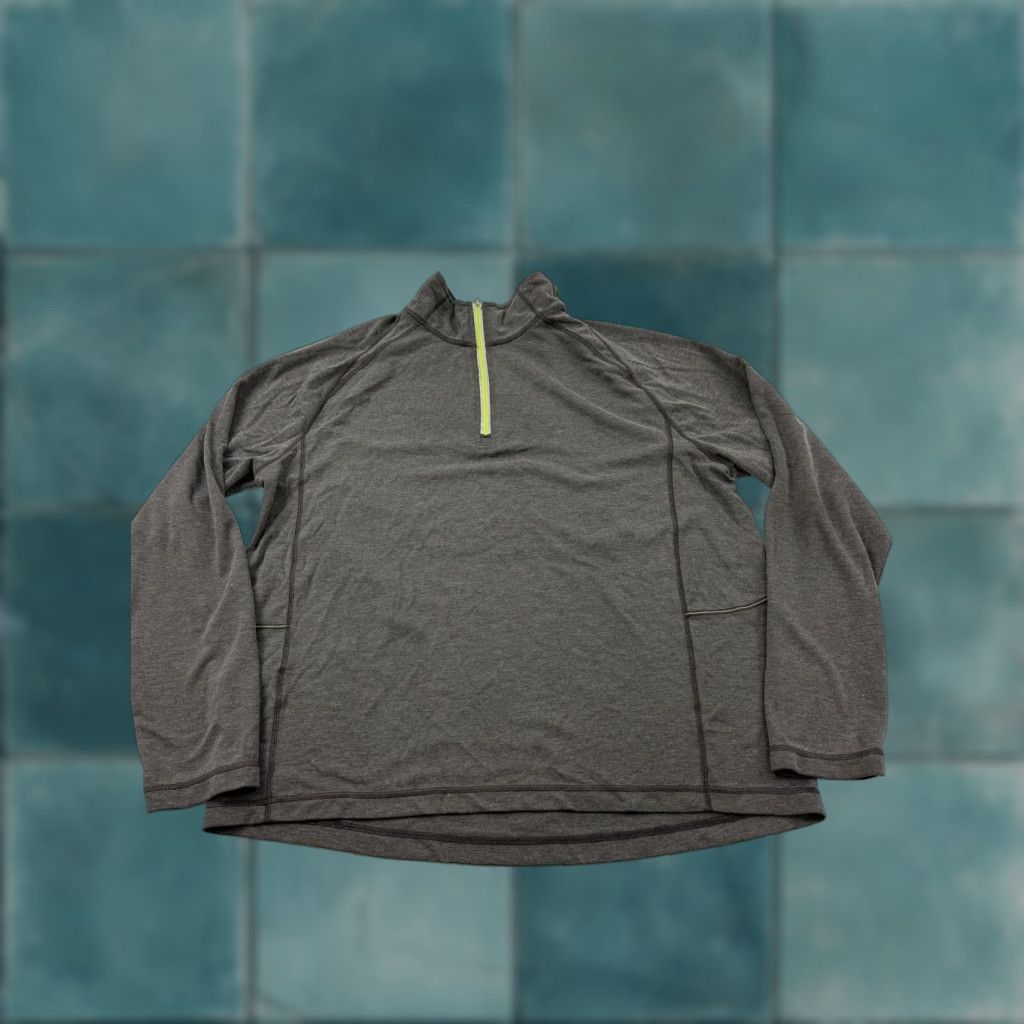 Tommy Bahama Tommy Bahama Pullover Mens XL Gray 1/4 Zip Lightweight Long Sleeve Casual Raglan Sleeve Mock Neck 75% Polyester 25% Rayon Size US XL / EU 56 / 4 - 1 Thumbnail