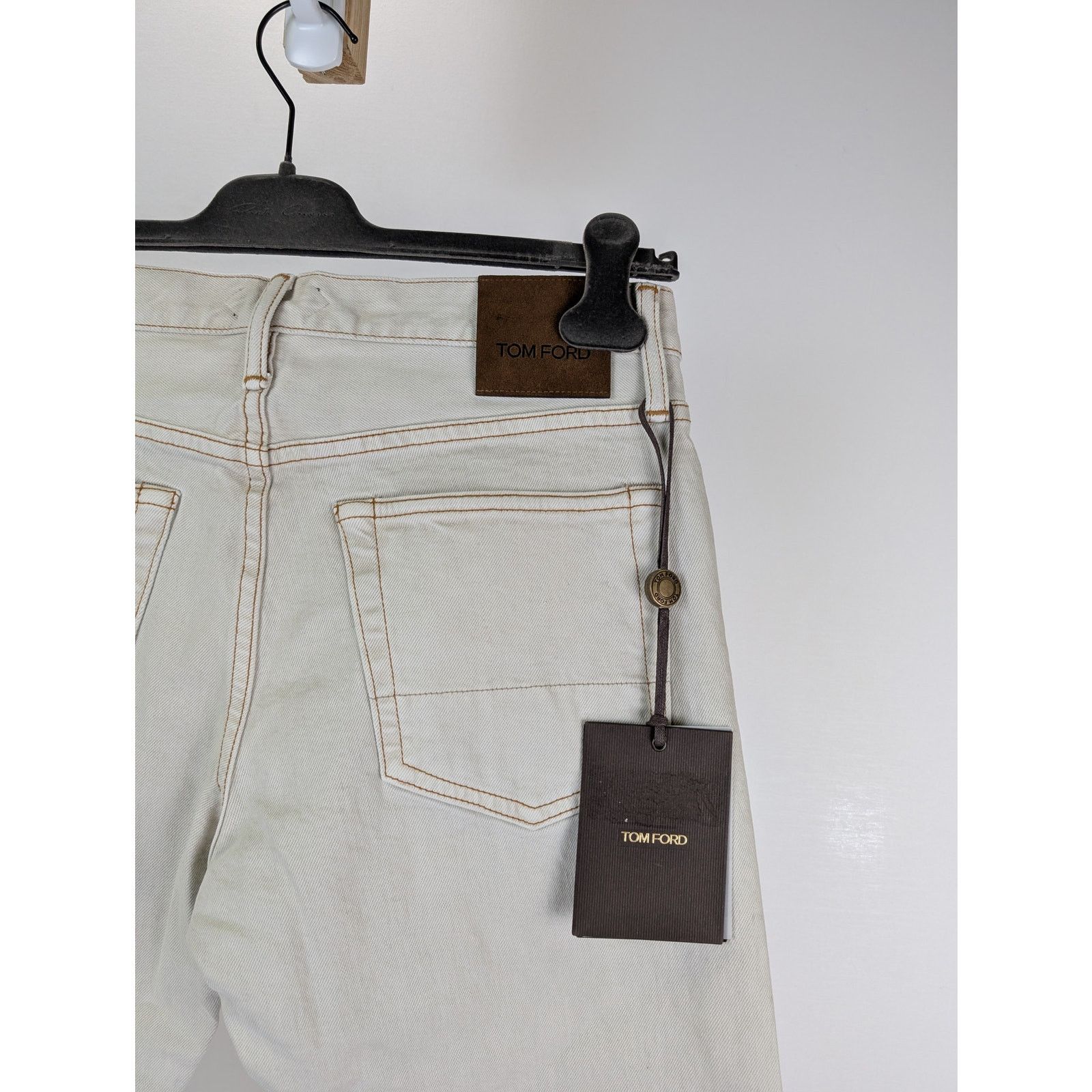 Tom Ford o1rshd1 Slim Denim Jeans in White Size US 32 / EU 48 - 14 Thumbnail