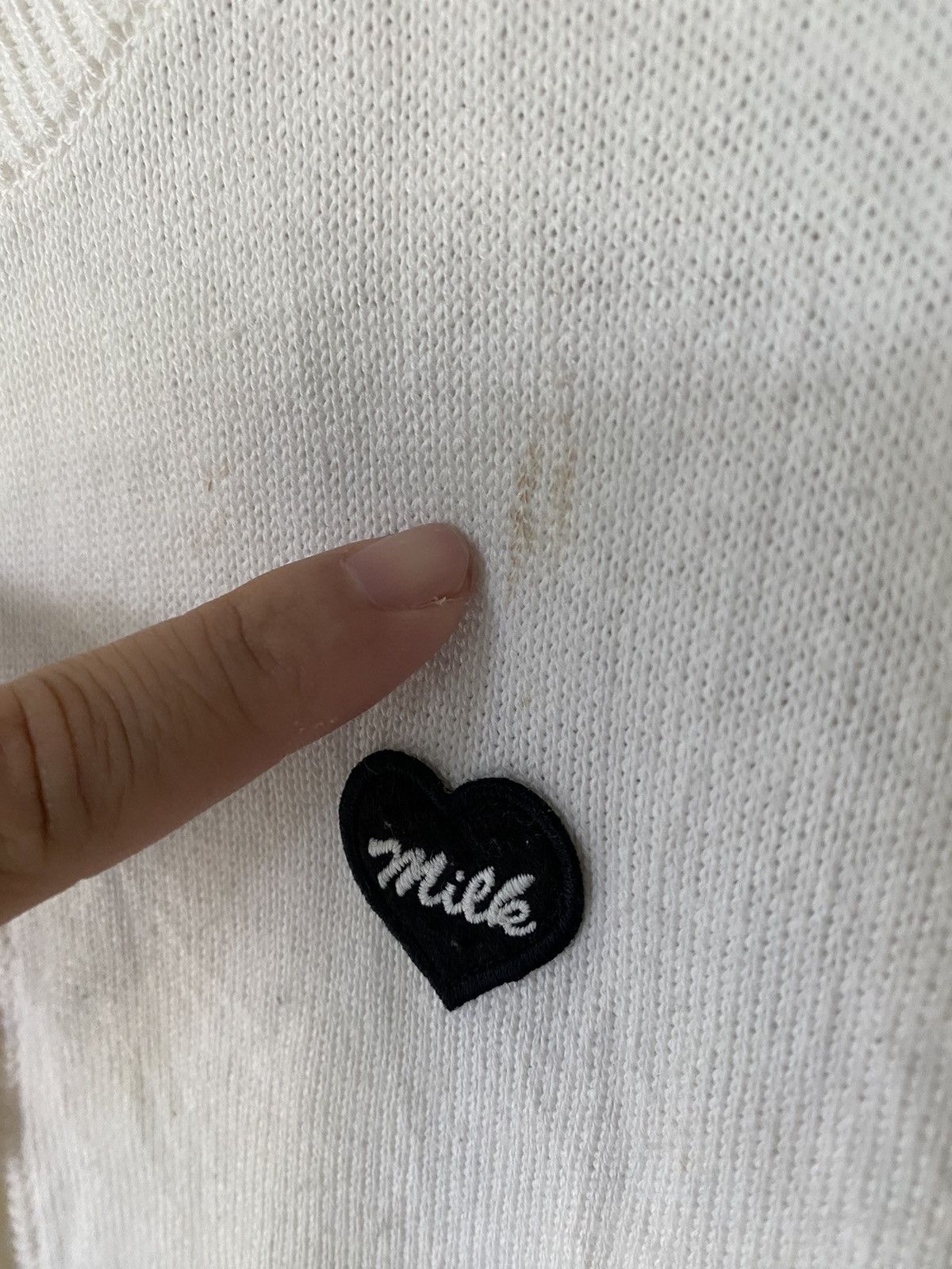 Angel Blue × Hysteric Glamour × Japanese Brand 90's MILK , MILK BOY love cardigan Size S / US 4 / IT 40 - 7 Thumbnail
