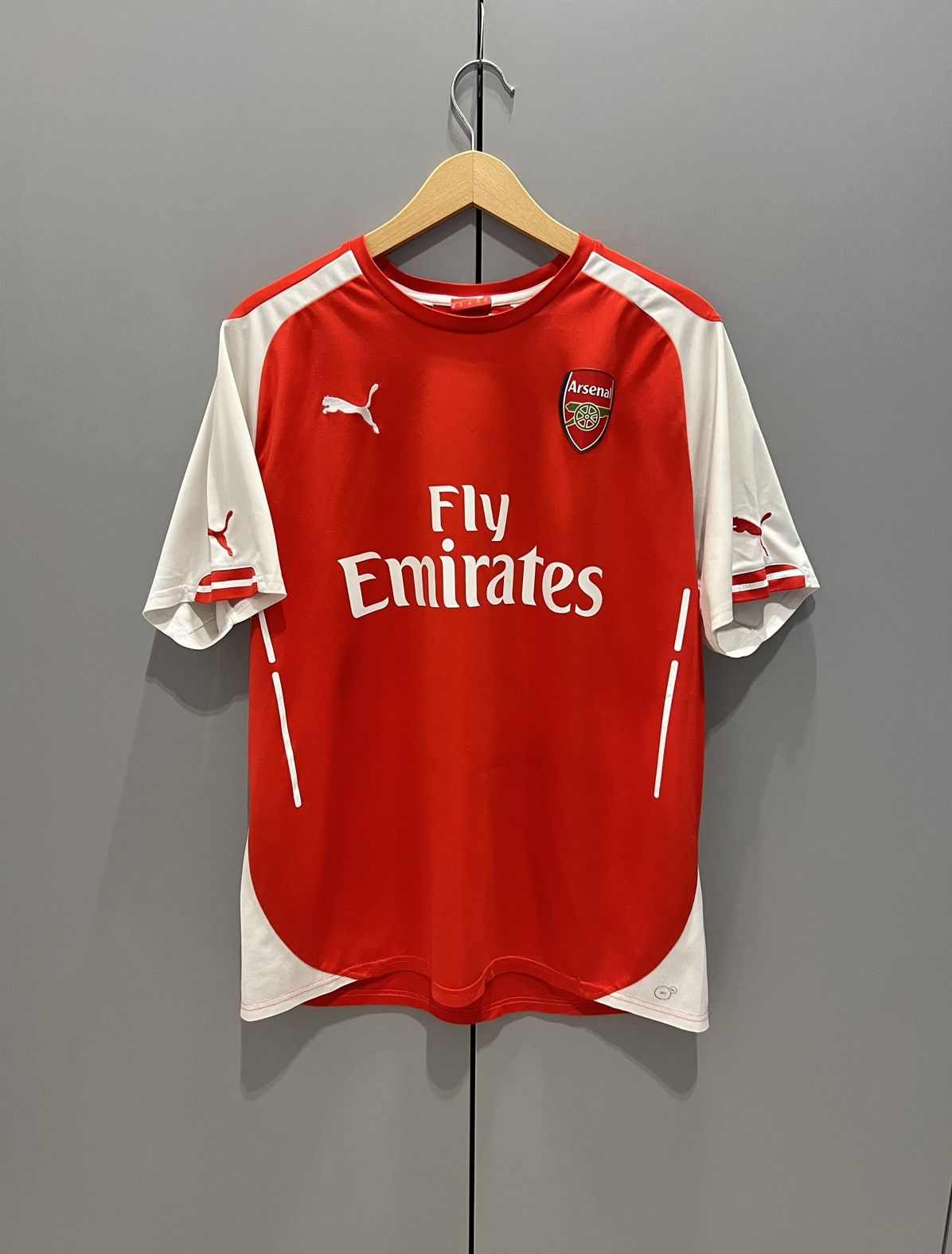 Puma Puma Arsenal Football Shirt Mens 14-15 Home Jersey Size US XL / EU 56 / 4 - 4 Thumbnail
