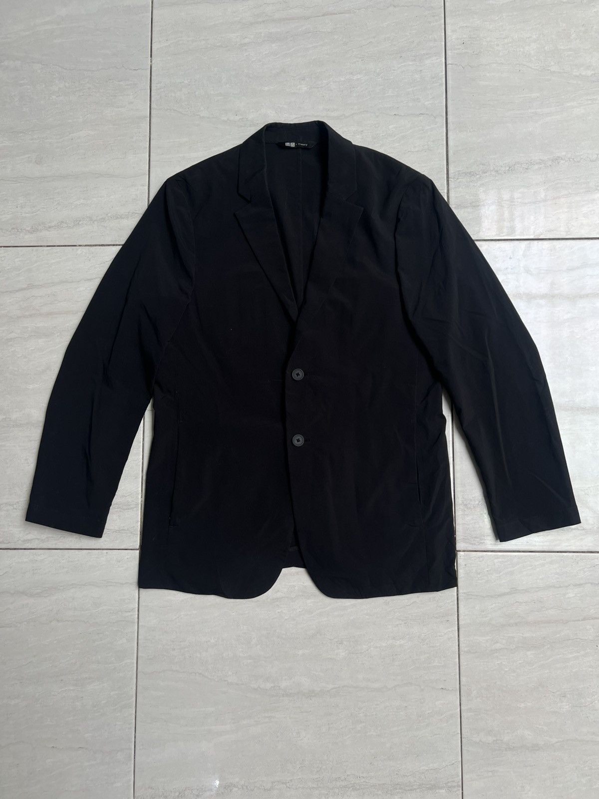 Uniqlo Uniqlo x Theory Black AirSense Suit Blazer Size US S / EU 44-46 / 1 - 1 Thumbnail