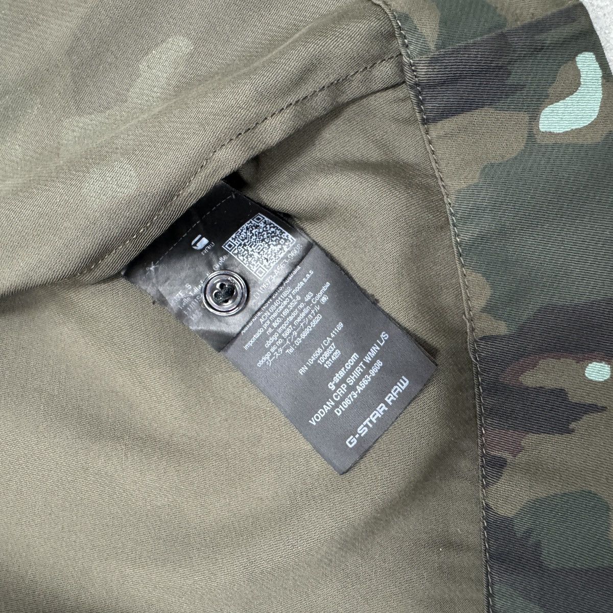 G-Star G-Star RAW Vodan CRP Women Camo Long Sleeve Button Shirt Size S / US 4 / IT 40 - 13 Thumbnail