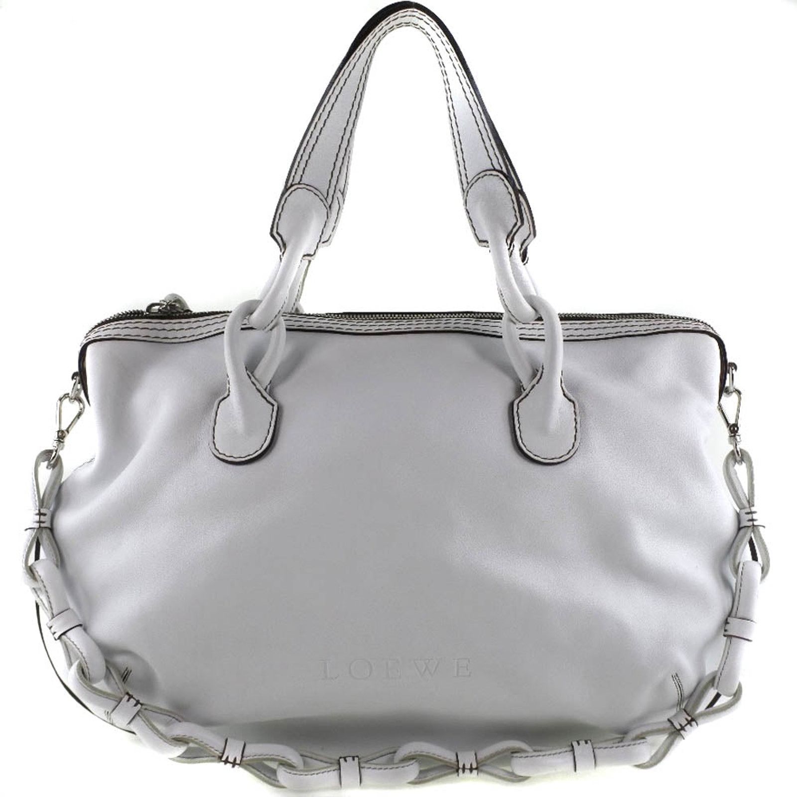 Loewe Amazona Bow Detail Leather Bag