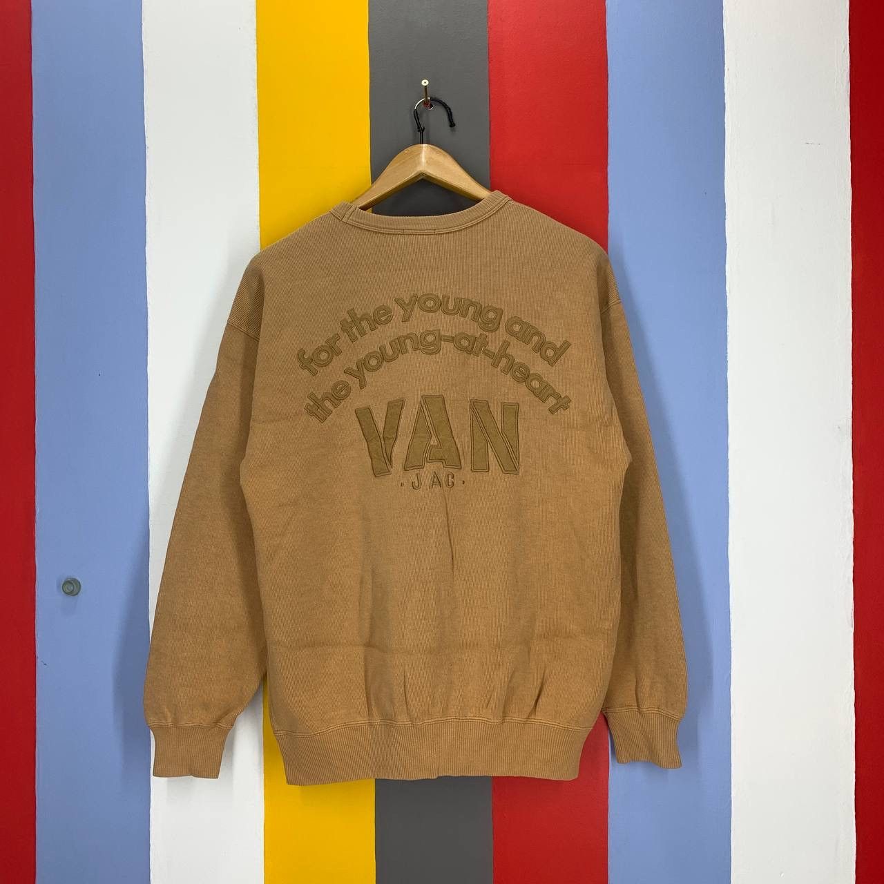 Japanese Brand VAN JAC Crew Neck Sweatshirt #2011-12 Size US M / EU 48-50 / 2 - 1 Thumbnail