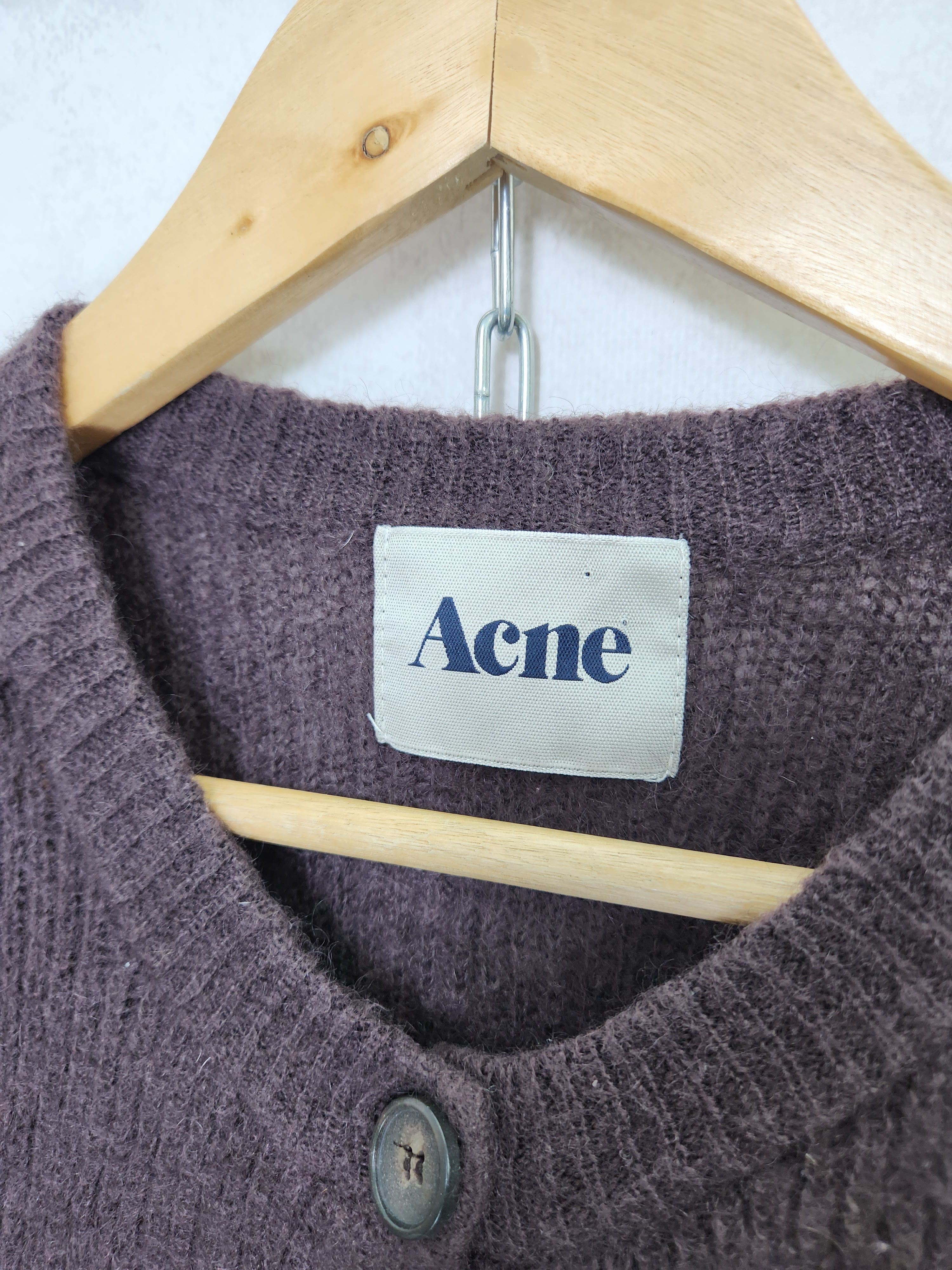 Acne Studios Acne BELL NEW AW/09 Knit Mohair Cardigan Wool Sweater Size XS / US 0-2 / IT 36-38 - 7 Thumbnail