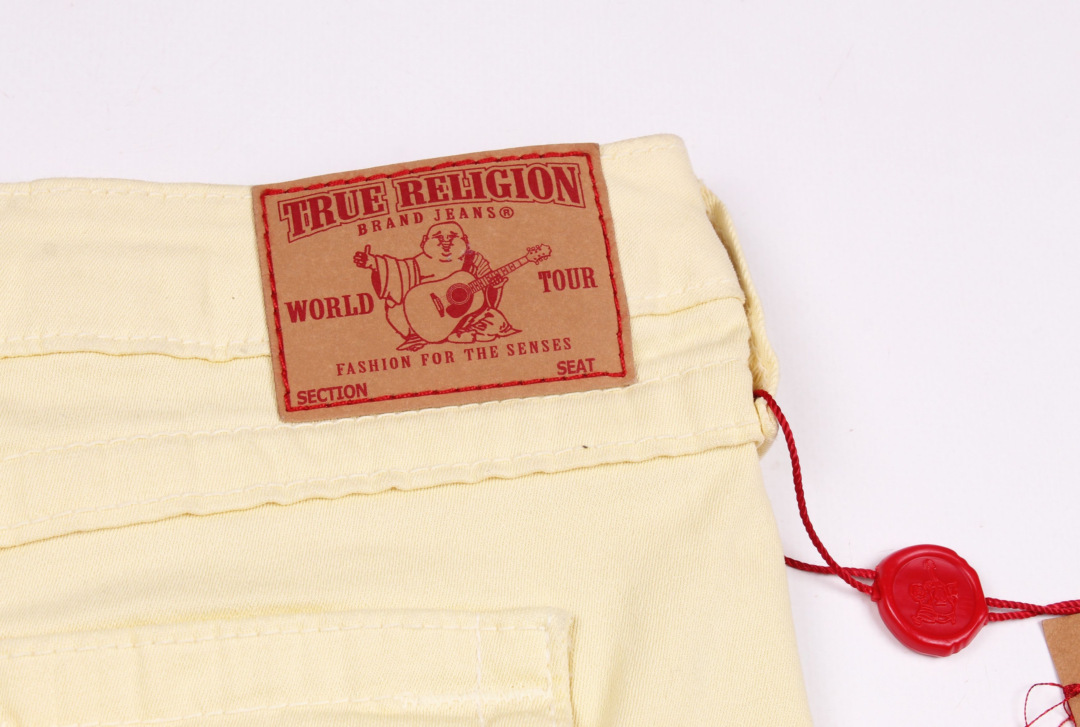 True Religion True Religion Vintage Y2K Yellow Mini Skirt Size 28" / US 6 / IT 42 - 10 Thumbnail
