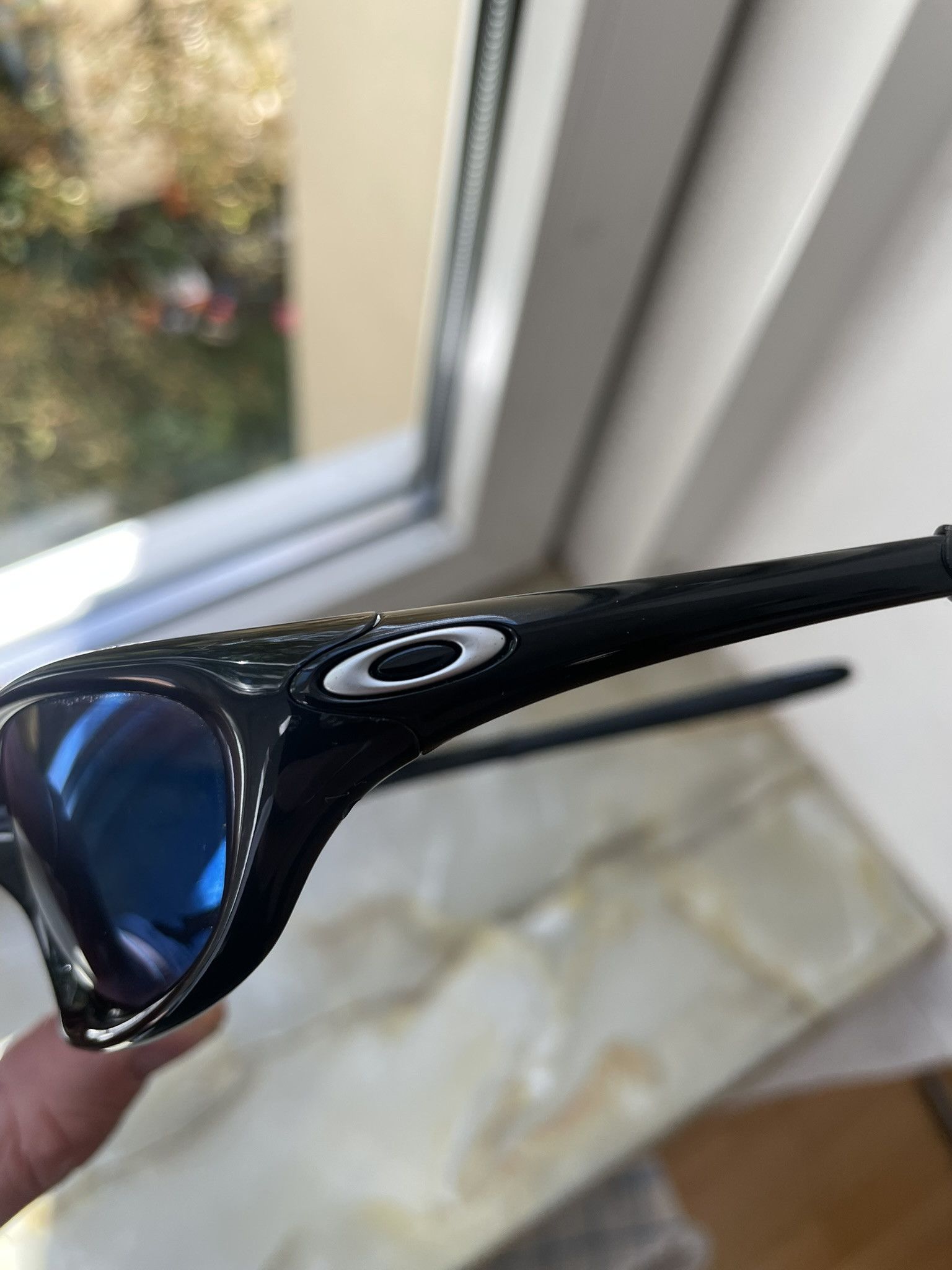 Oakley Oakley XX Twenty w/ Polished Black, Ice Iridium Lenses Size ONE SIZE - 8 Thumbnail