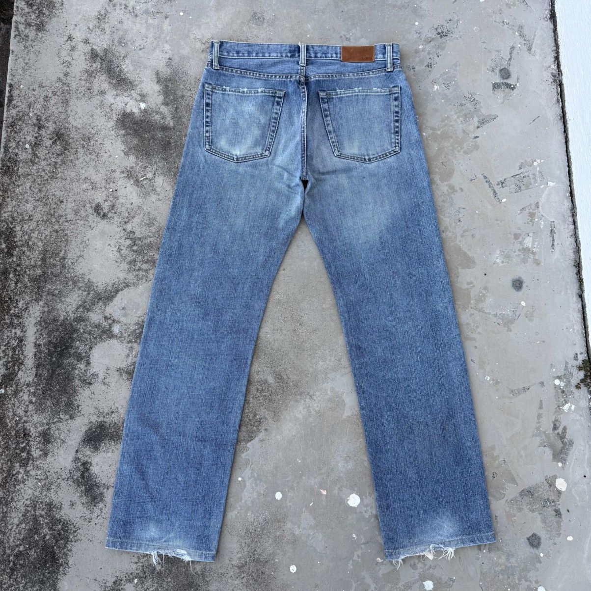 Japanese Brand Vintage S-002 Japan Faded Denim Jean Pants W32 Size US 32 / EU 48 - 8 Thumbnail