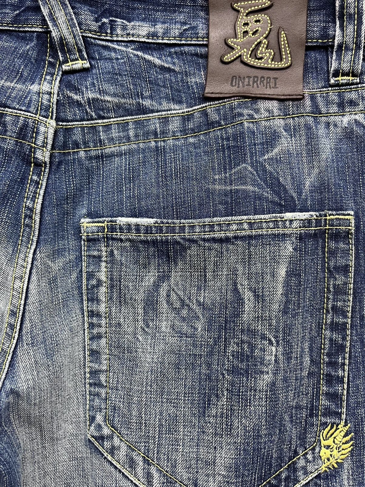 Onia VTG FLARE🔥ONIARAI Clawmark Whisker Distressed Blue Denim Size US 32 / EU 48 - 17 Thumbnail