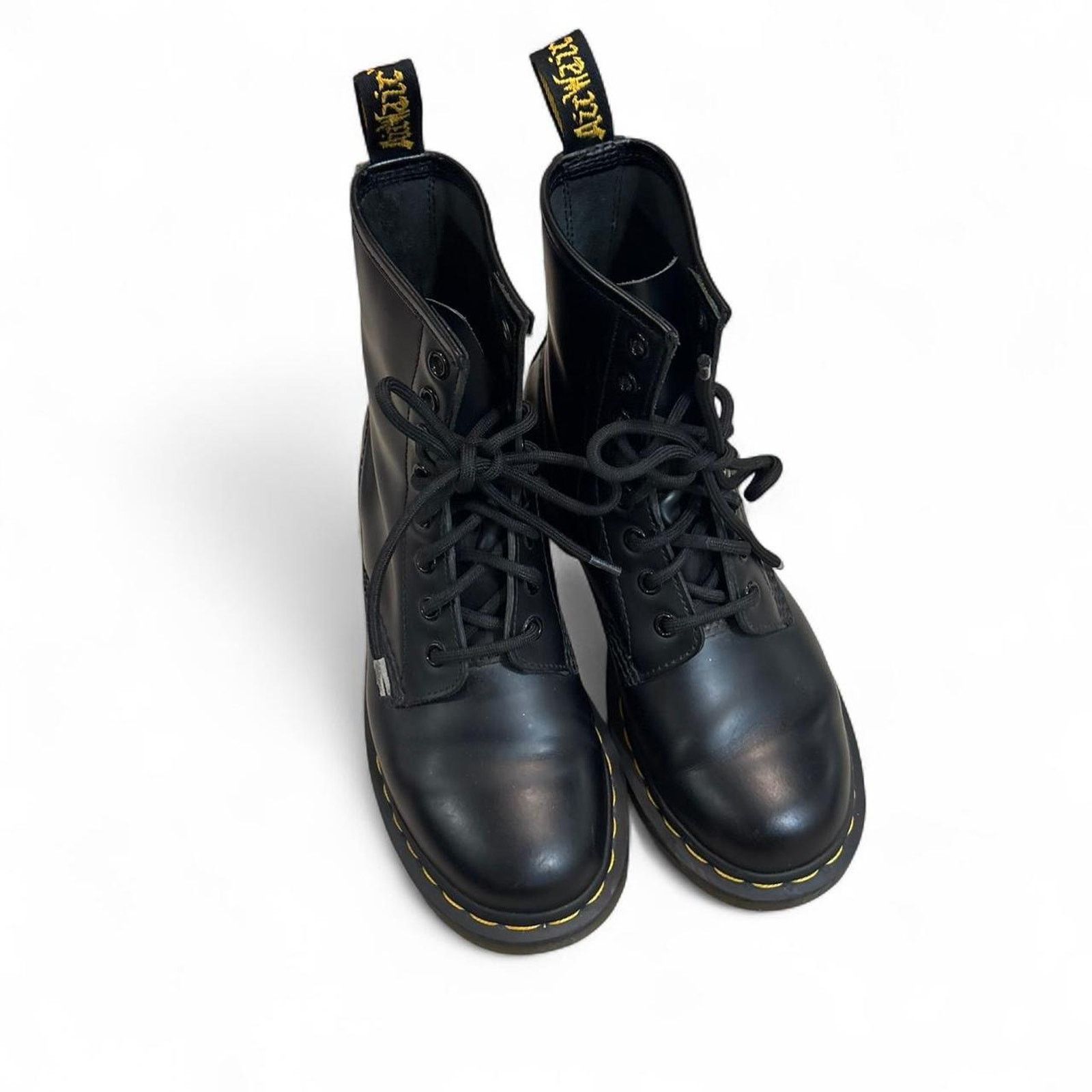 Dr. Martens Black dr martens 1460 smooth leather lace up boots size 5 Size US 5 / IT 35 - 3 Thumbnail