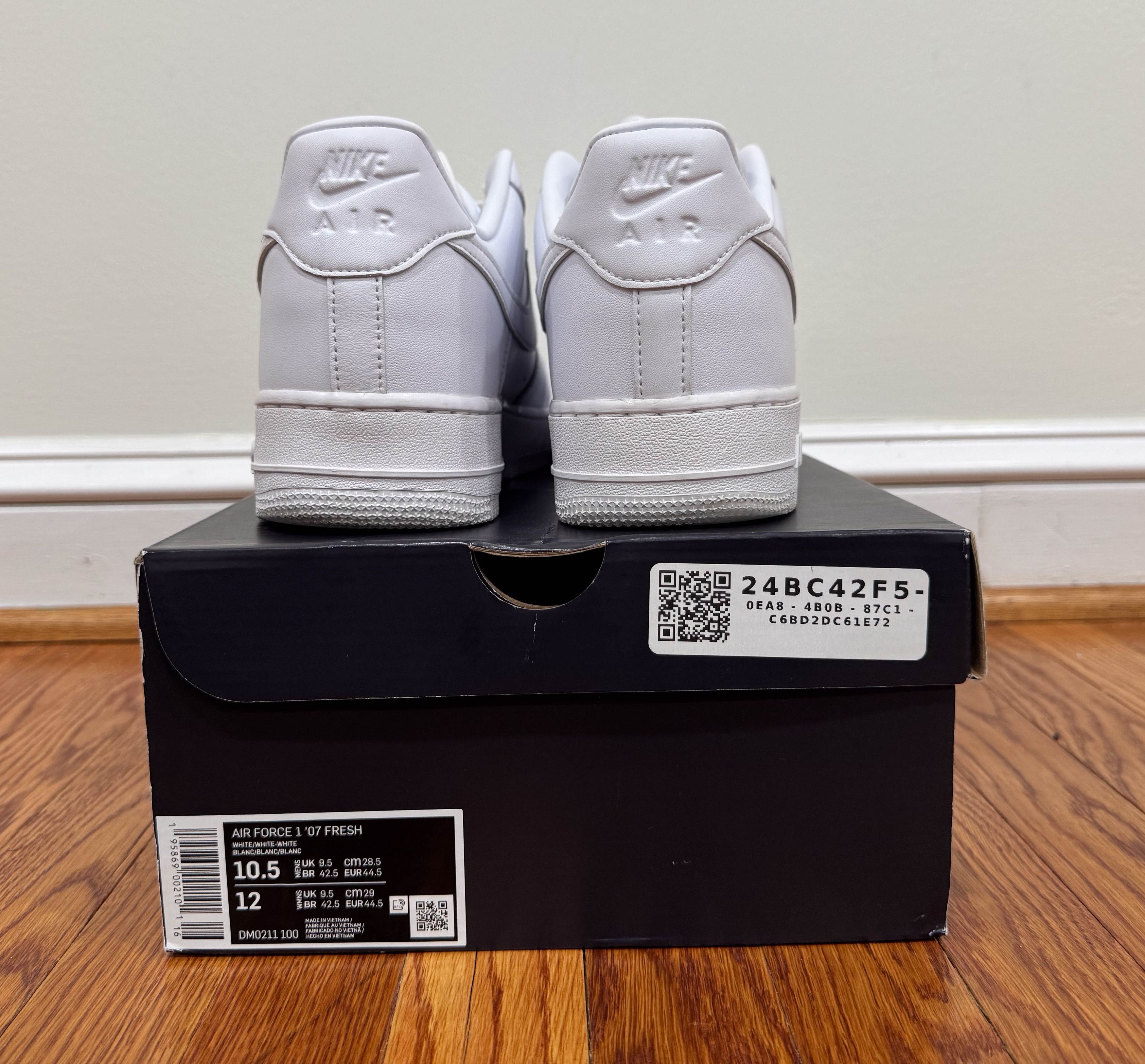 Nike Nike Air Force 1 Low '07 Fresh White Size US 10.5 / EU 43-44 - 2 Thumbnail