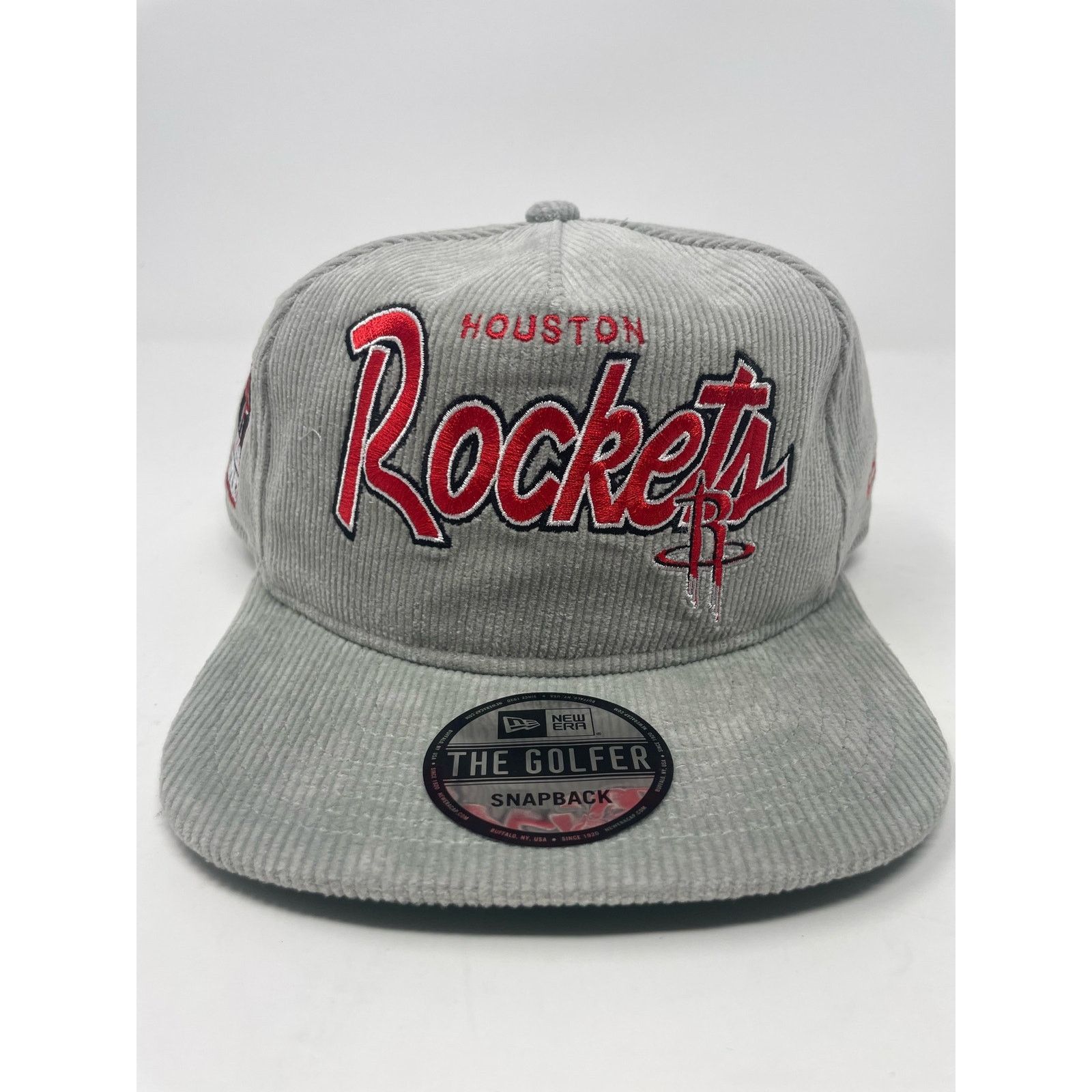 New Era New Era Houston Rockets Corduroy Snapback Adjustable Hat Men Size ONE SIZE - 1 Thumbnail