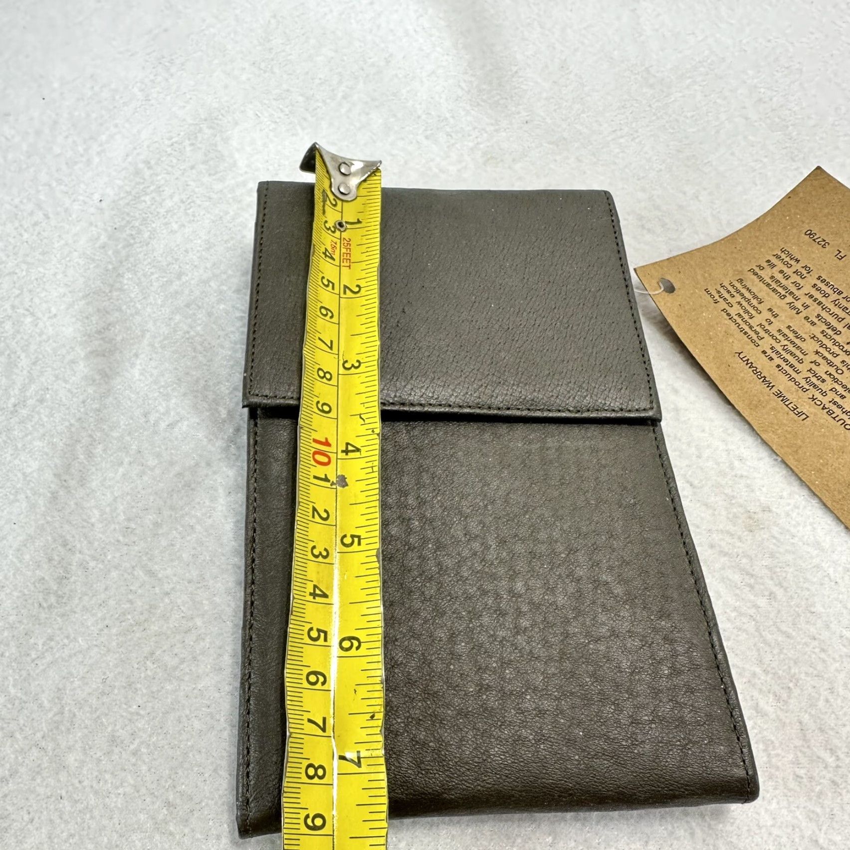 Vintage Doma Outback Wallet Trifold Grayish Brown Leather Unisex Adults 80s 90s Pockets Card Lightweight Business Casual Travel Workwear Size ONE SIZE - 7 Thumbnail