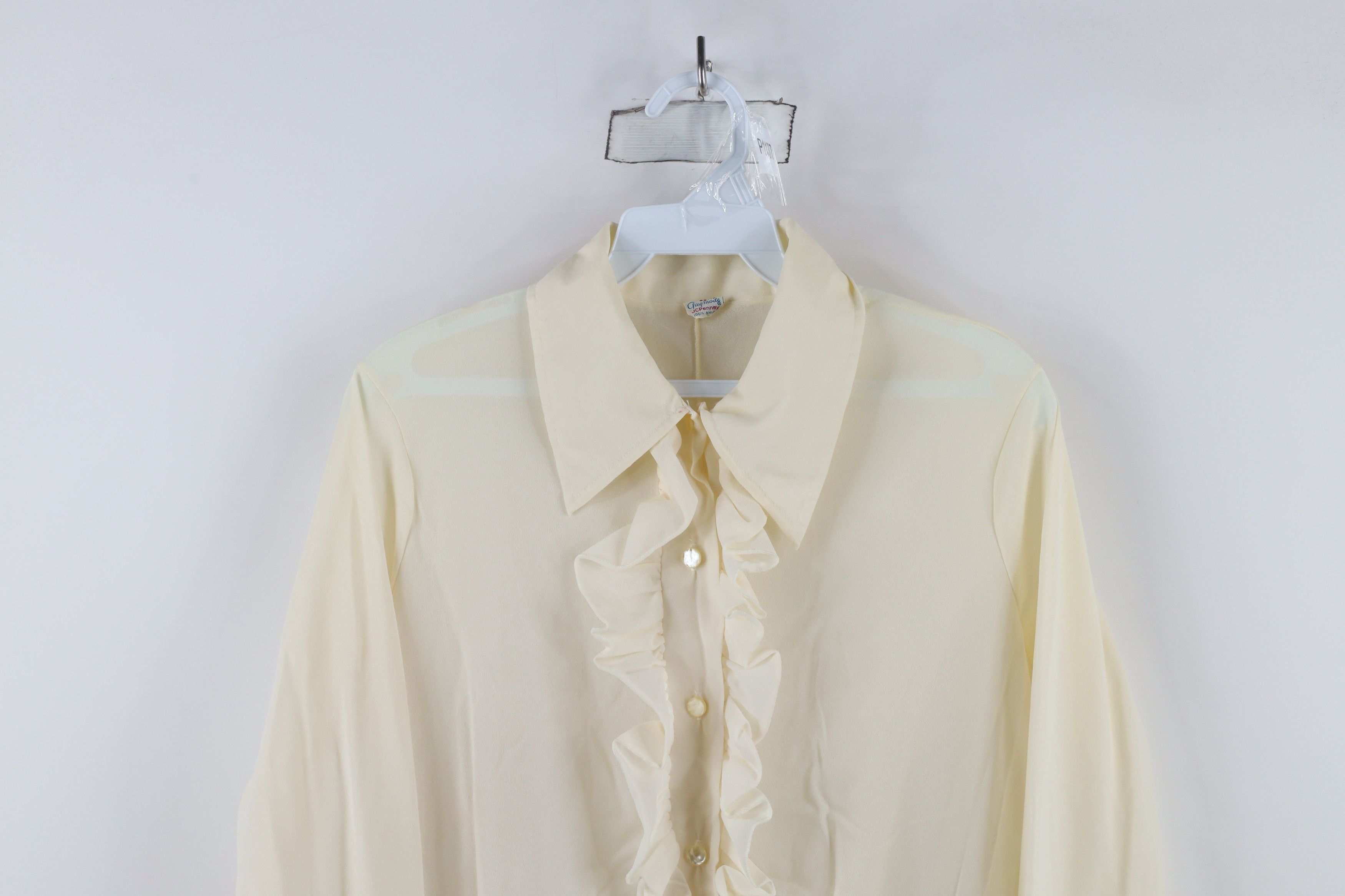 Vintage Vintage 50s 60s Streetwear Collared Body Suit Shirt Nylon Size XXL / US 16-18 / IT 52-54 - 2 Thumbnail