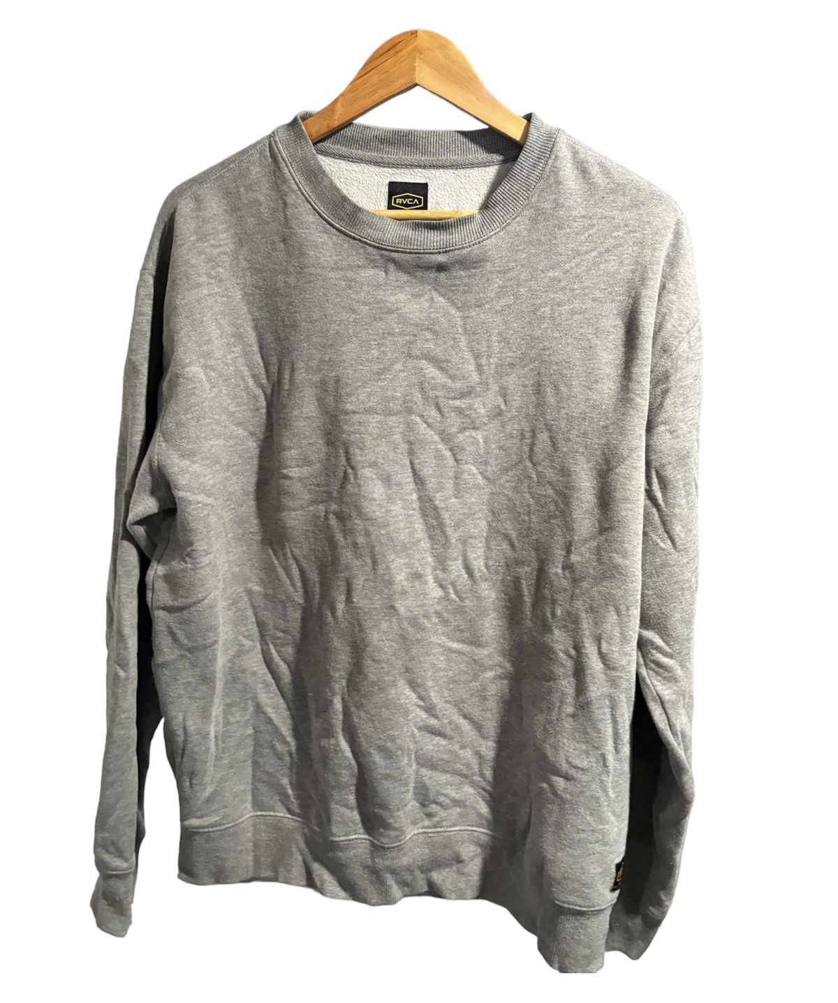 Vintage RVCA Gray Crewneck Size US M / EU 48-50 / 2 - 1 Thumbnail