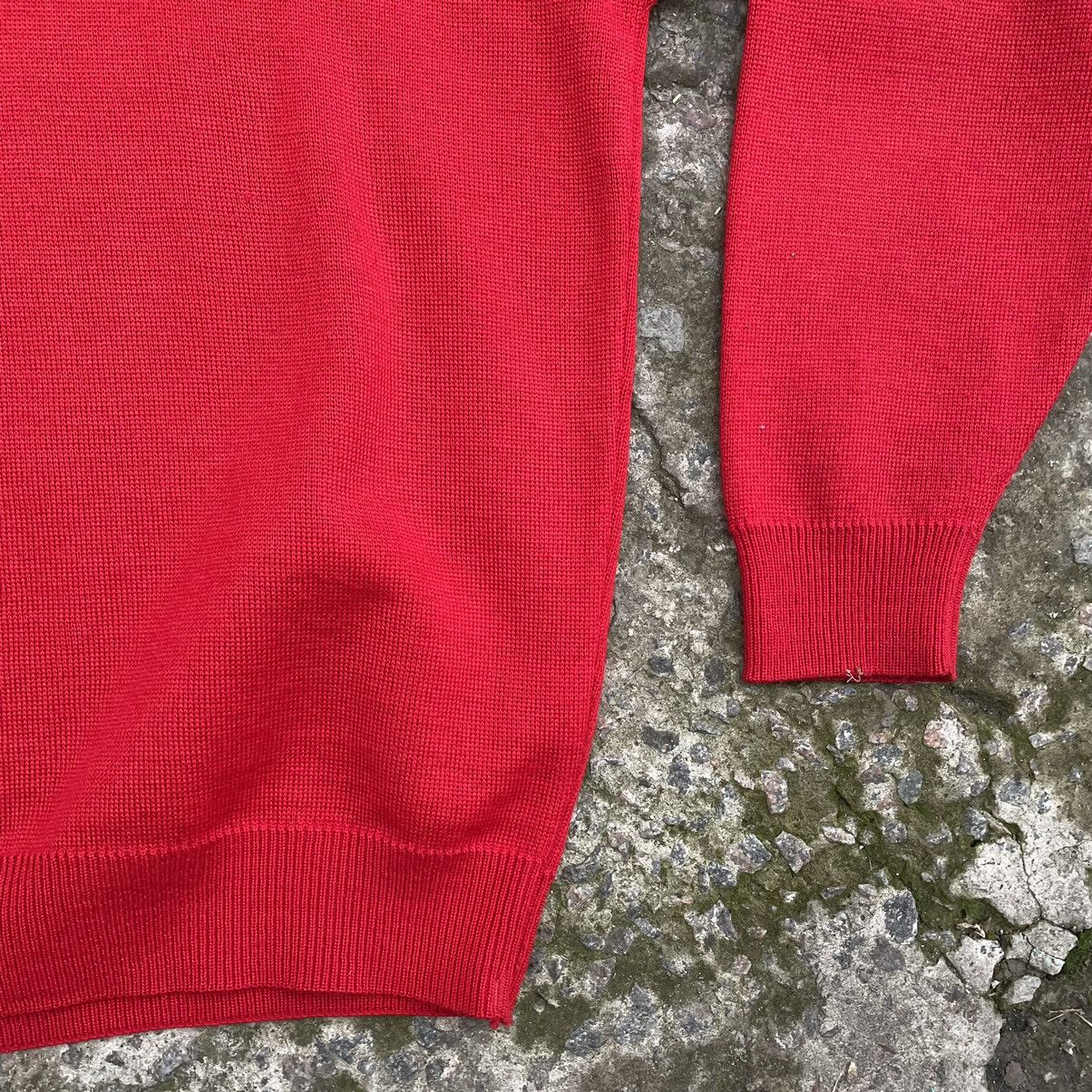 Lacoste × Vintage Vintage Lacoste Sweater Red XL-XXL (8) Streetwear Wool Size US XXL / EU 58 / 5 - 4 Thumbnail