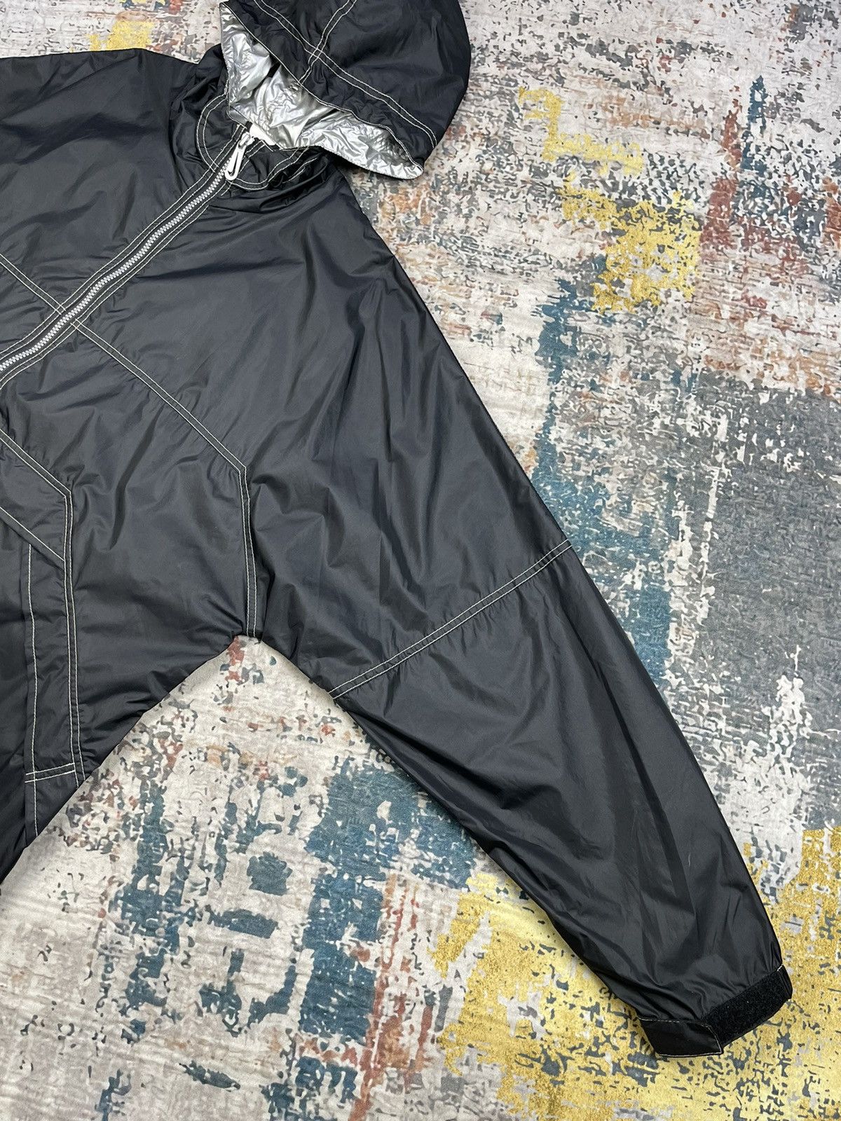 Nike Vintage 90s Nike Swoosh Anorak Back Hit Windbreaker Size US XL / EU 56 / 4 - 5 Thumbnail