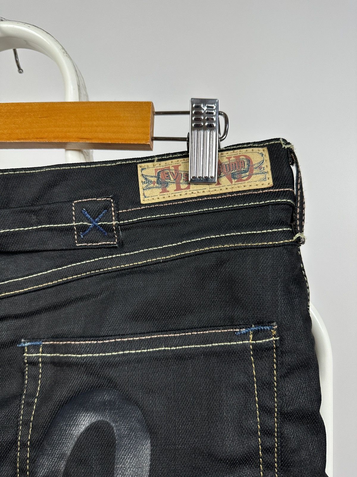 Evisu Vintage Evisu x Puma Y2K Black Mini Skirt Size 28" / US 6 / IT 42 - 10 Thumbnail