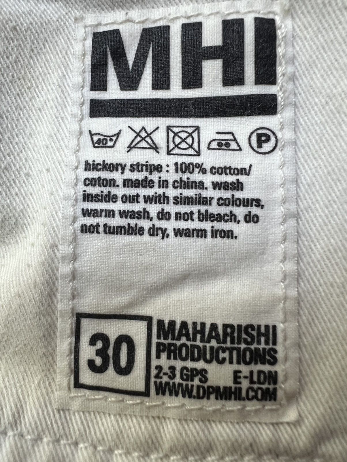 Maharishi Maharishi Hickory Stripe Painter Pant Size US 30 / EU 46 - 12 Thumbnail
