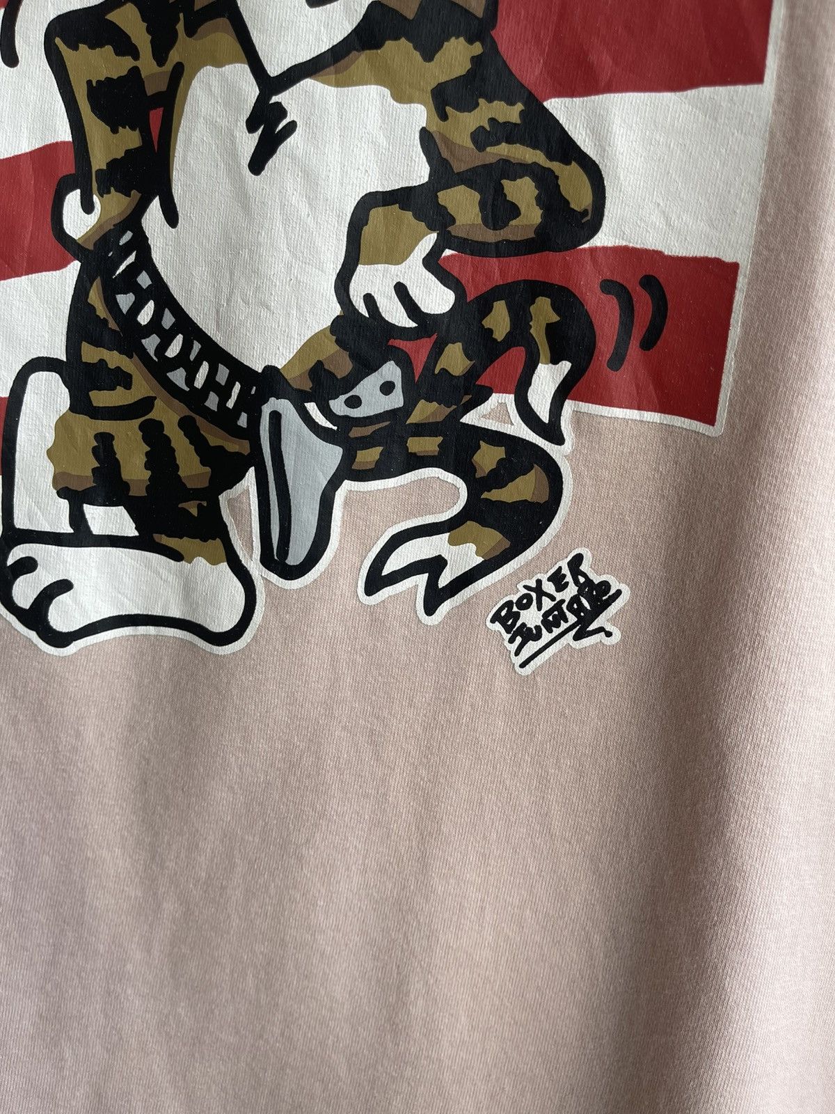 Avirex Vintage’y2k🔥AVIREX x BOXER JUNTARO TOMCAT🔥Big Print Tshirt Size US XL / EU 56 / 4 - 10 Thumbnail