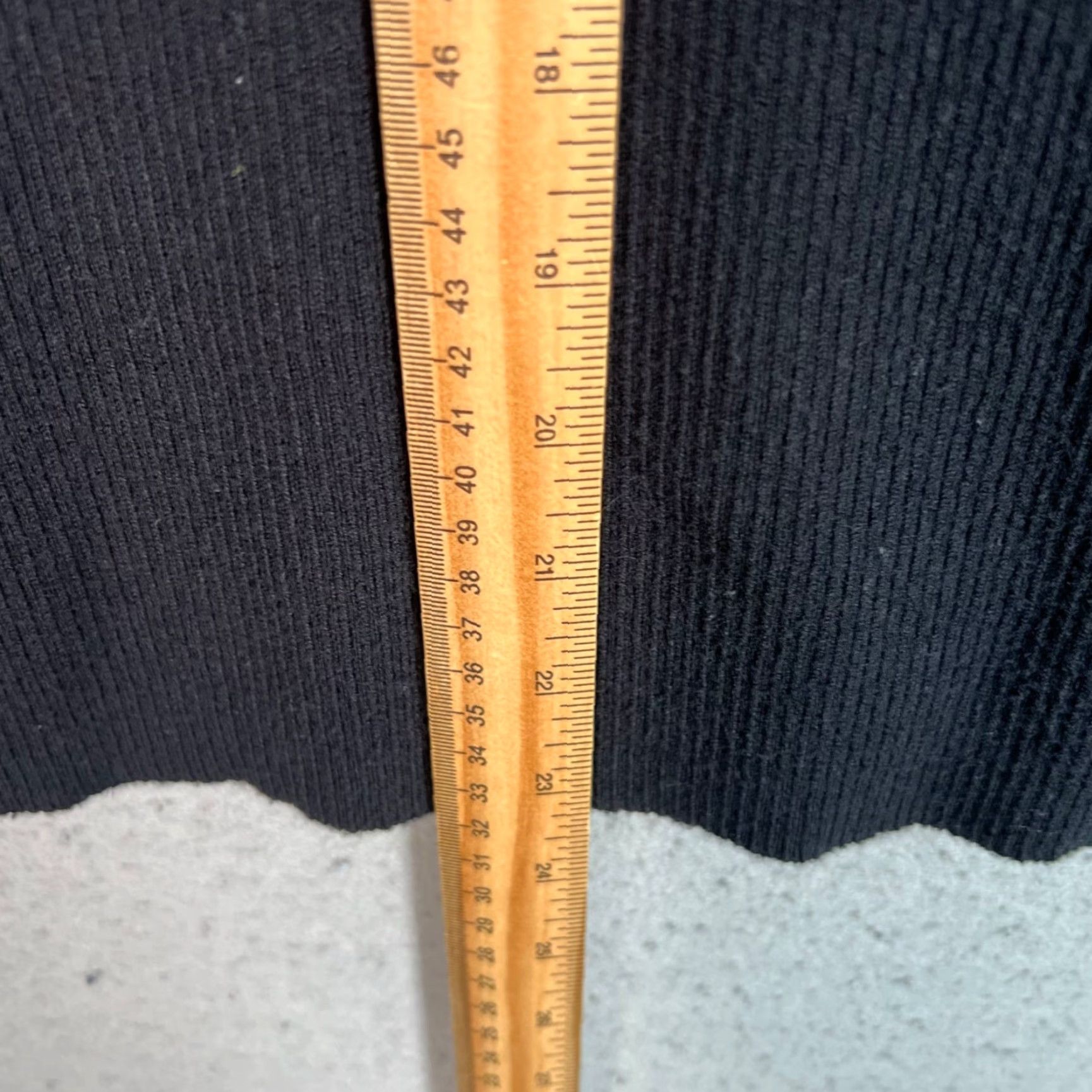 Vintage VINTAGE Halogen Women's Sweater Knit Long Sleeve Pullover Size L Black Ribbed Cotton Viscose Size L / US 10 / IT 46 - 6 Thumbnail