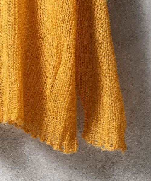 Number (N)ine Number nine MOHAIR MESH WIDE STRIPED KNIT PULLOVER size 4 Size US XL / EU 56 / 4 - 4 Thumbnail