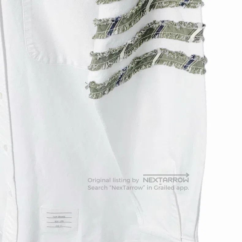 Thom Browne Thom Browne White long-sleeved shirt Size US XS / EU 42 / 0 - 5 Thumbnail