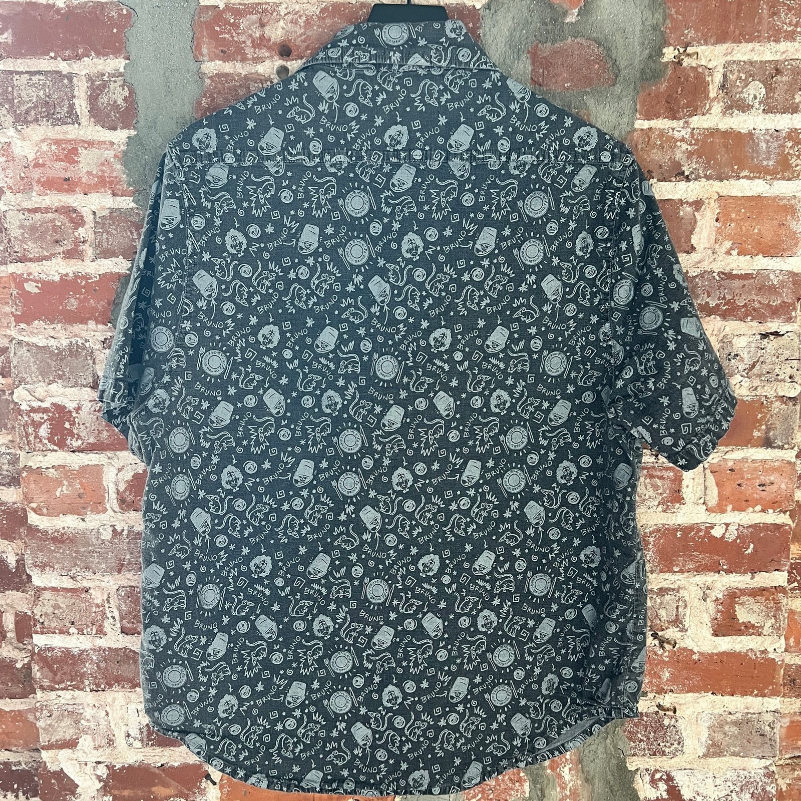 Disney Disney Encanto "Bruno" Black SS Button Down Shirt L Size US L / EU 52-54 / 3 - 3 Thumbnail