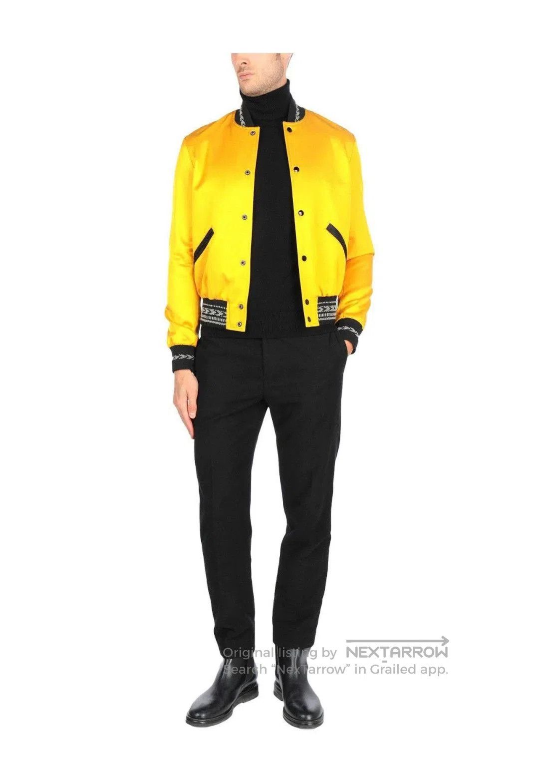 Yves Saint Laurent saint laurent gold bomber jacket. Size US M / EU 48-50 / 2 - 8 Thumbnail