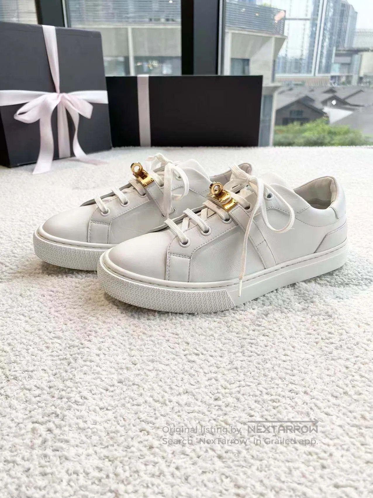 Hermes Hermes Kelly buckles up sneakers| Size US 6.5 / IT 36.5 - 1 Thumbnail