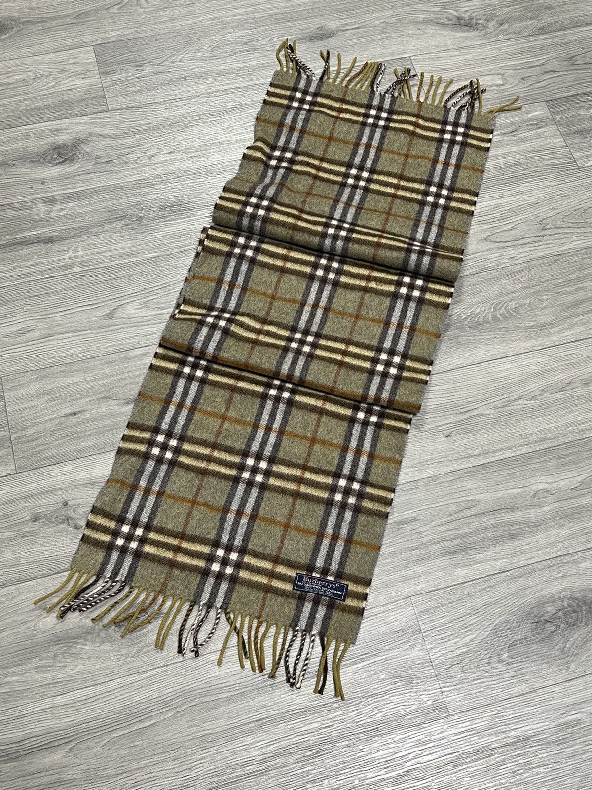 Burberry × Vintage VINTAGE Burberry Classic Check Scarf Size ONE SIZE - 3 Thumbnail