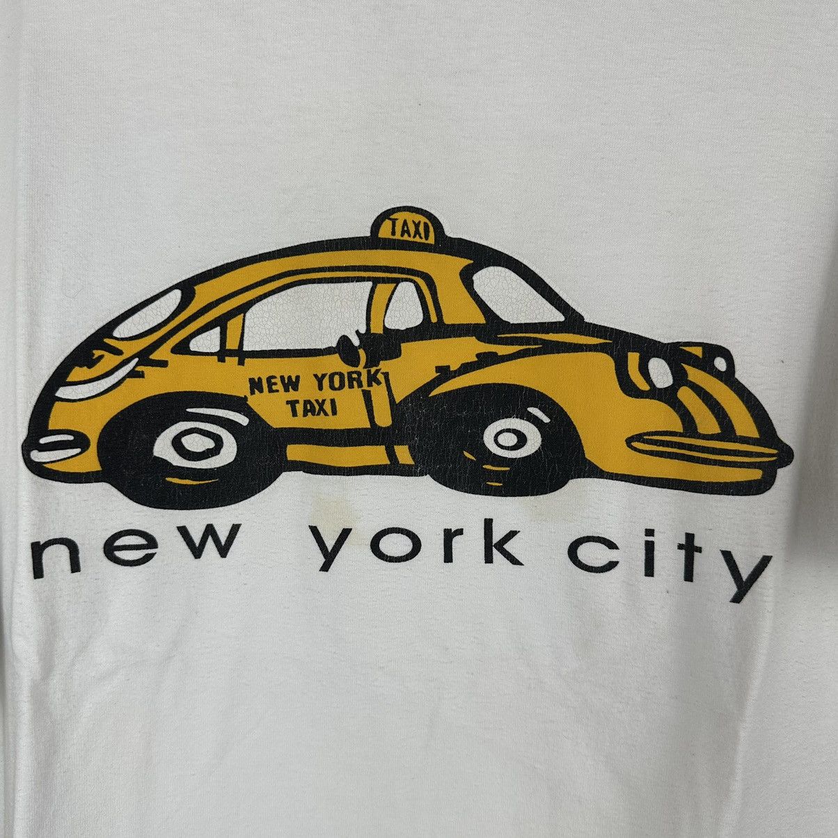Gildan × Vintage Vintage 2000s New York City Cab Taxi Pop Art XL T-shirt Size US XL / EU 56 / 4 - 3 Thumbnail