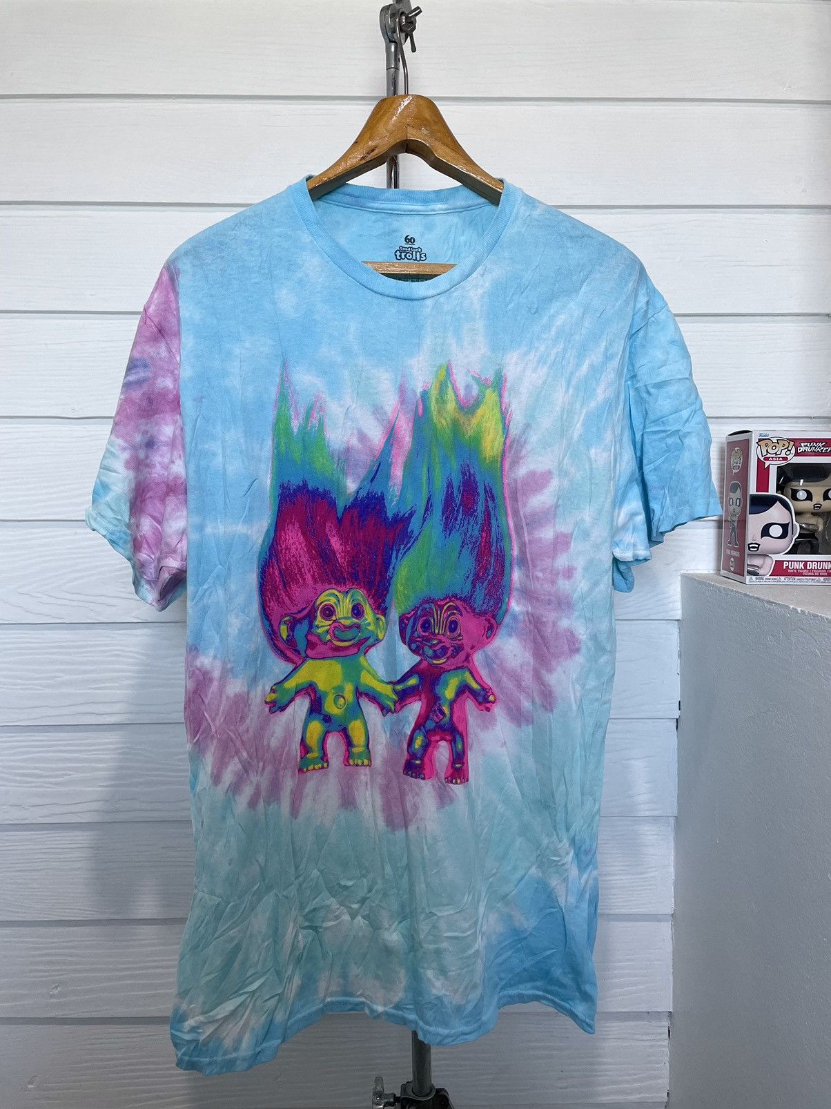 Vintage TROLLS TIE DYE (2020) Size US L / EU 52-54 / 3 - 1 Thumbnail