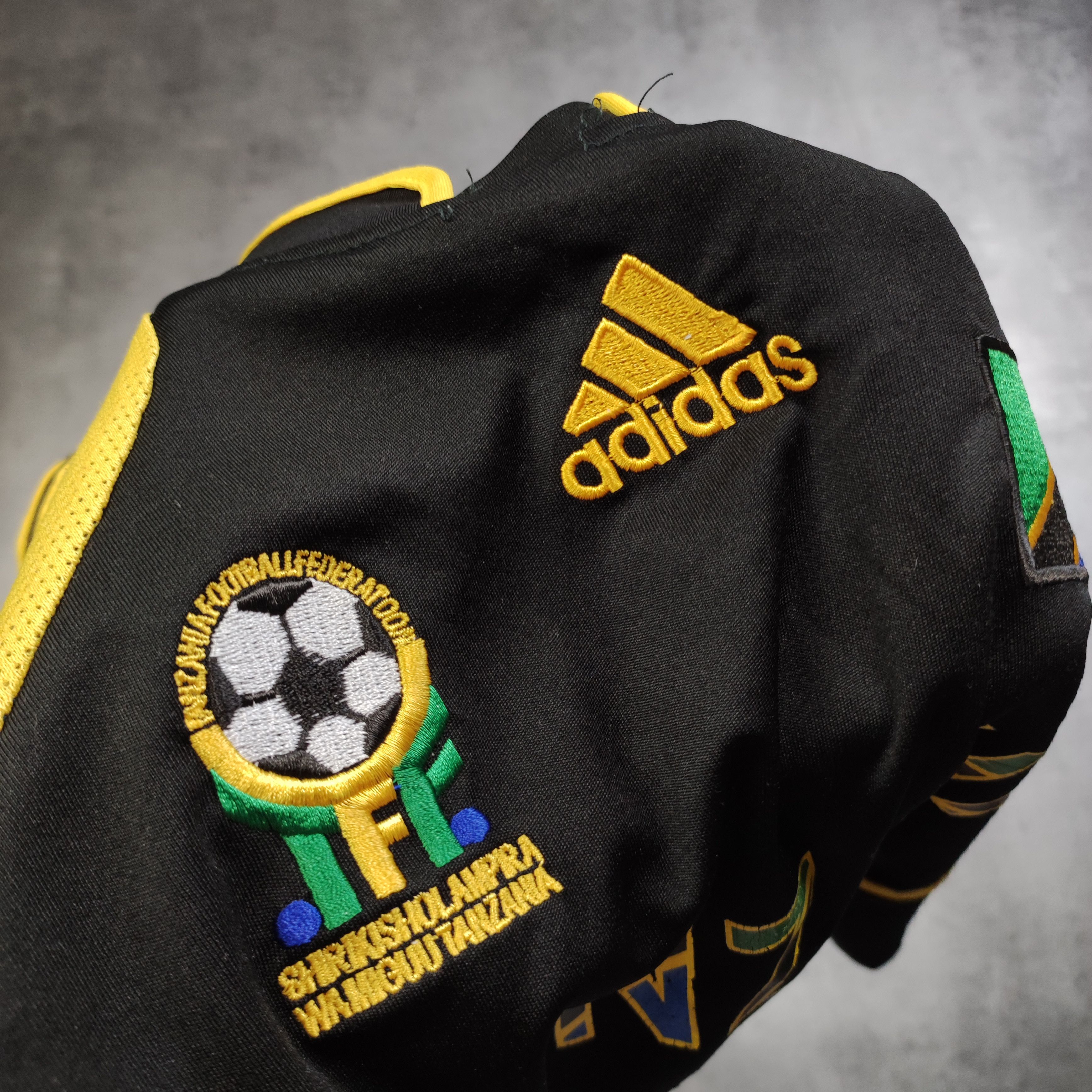 Vintage RARE Adidas Tanzania Africa National Team Football Jersey Size US M / EU 48-50 / 2 - 7 Thumbnail