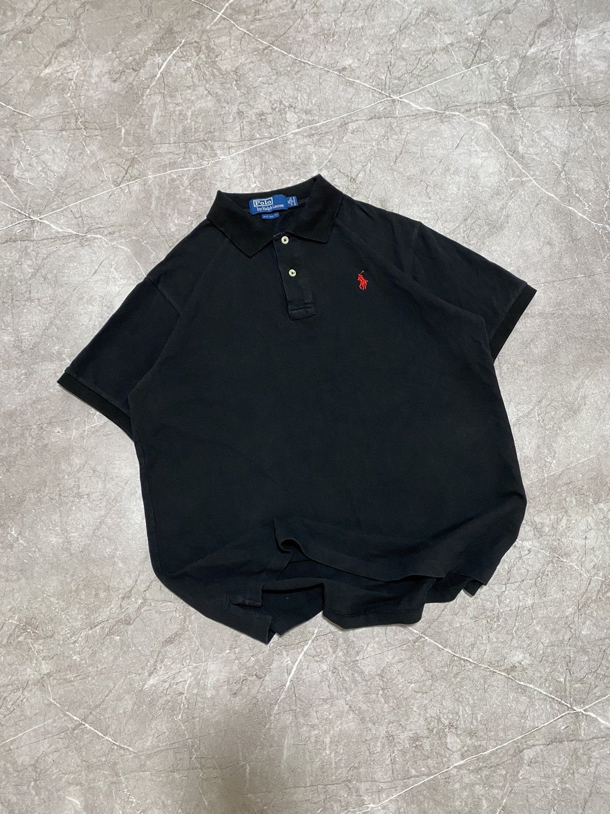 Polo Ralph Lauren × Ralph Lauren × Vintage Vintage 90s Polo Ralph Lauren Black Polo Chief Keef Retro Size US XL / EU 56 / 4 - 1 Thumbnail