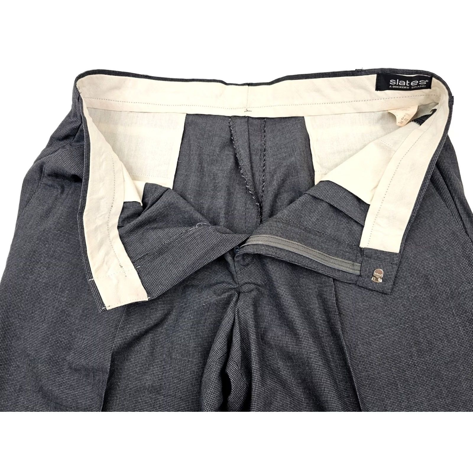 Dockers VINTAGE Dockers Relaxed Fit Houndstooth Pants Men 36x29 EUC Size US 36 / EU 52 - 6 Thumbnail