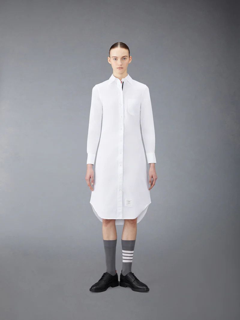Thom Browne Oxford Grosgrain Placket Shirtdress Size S / US 4 / IT 40 - 1 Thumbnail