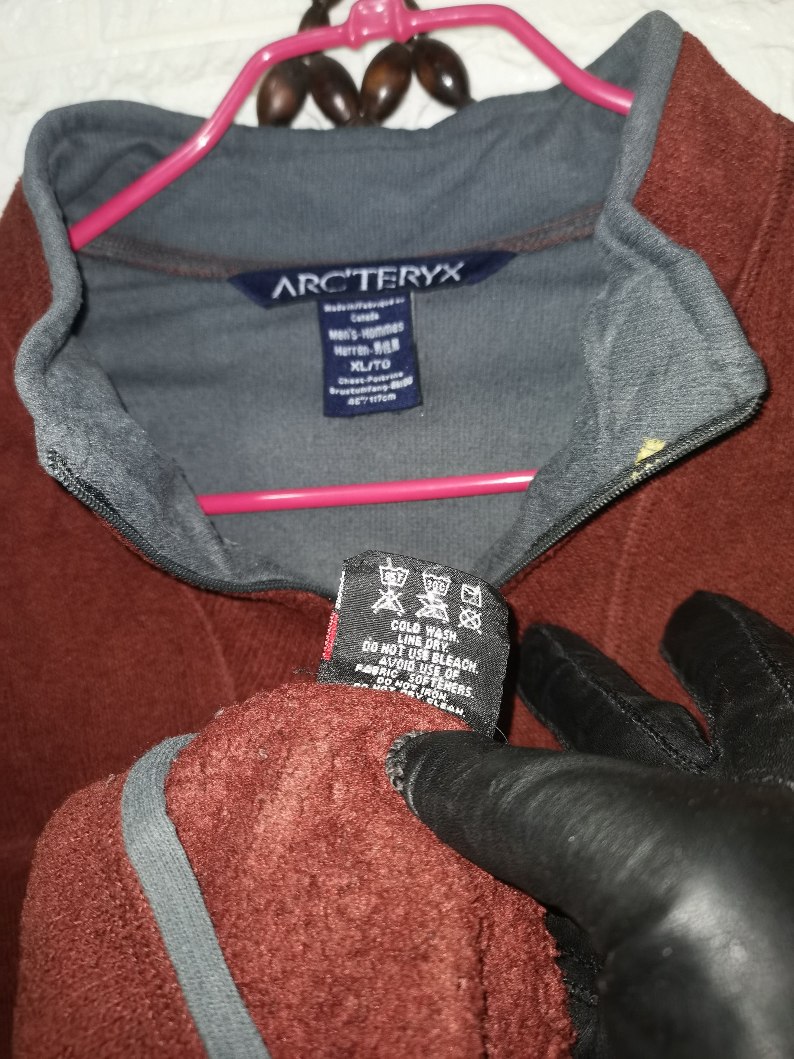 Arc'teryx × Vintage Arc'teryx 2000's zip up fleece shoulder pocket sweater Size US XL / EU 56 / 4 - 13 Thumbnail
