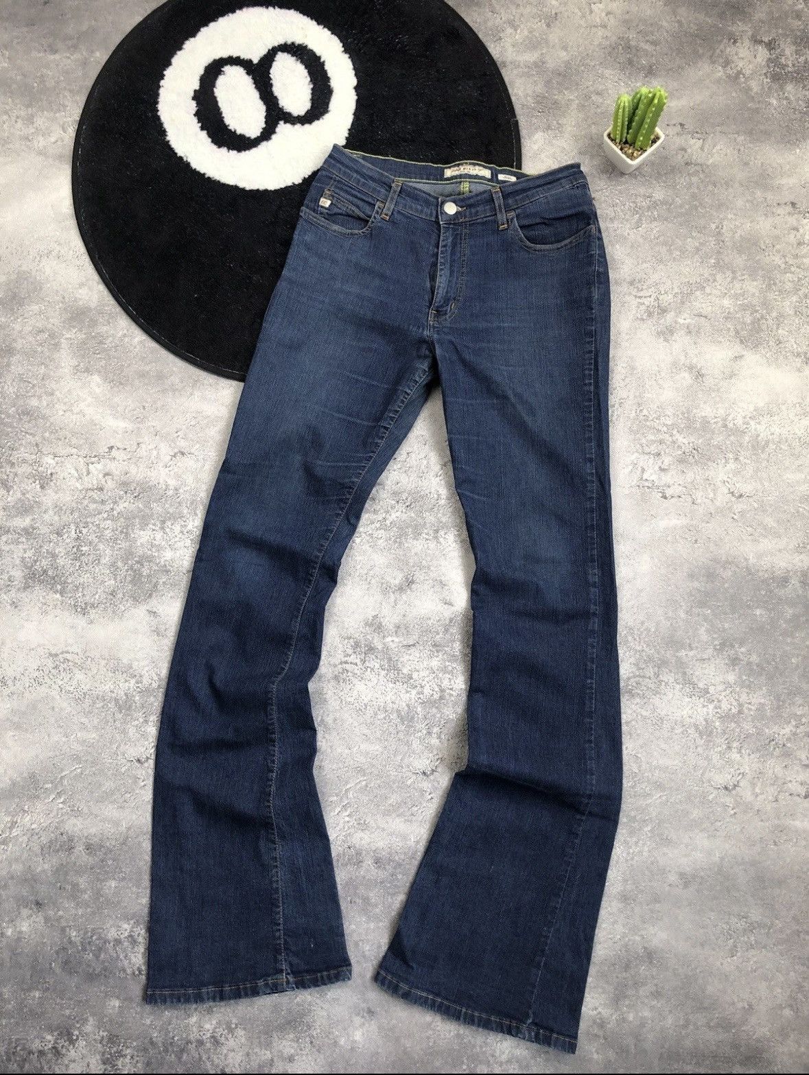 Miss Sixty MISS SIXTY Vintage 29 Size Flared Streetwear Avantgarde Y2k Size 29" - 7 Thumbnail