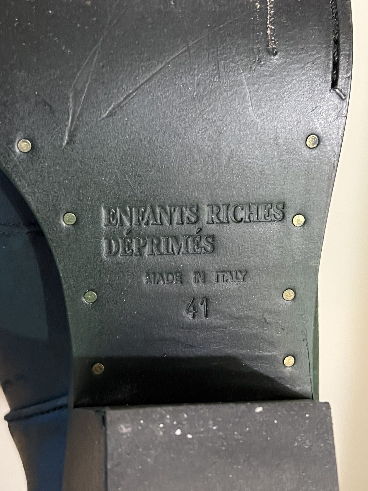 Enfants Riches Deprimes Distressed Leather Cowboy Boots Size US 8 / EU 41 - 7 Thumbnail