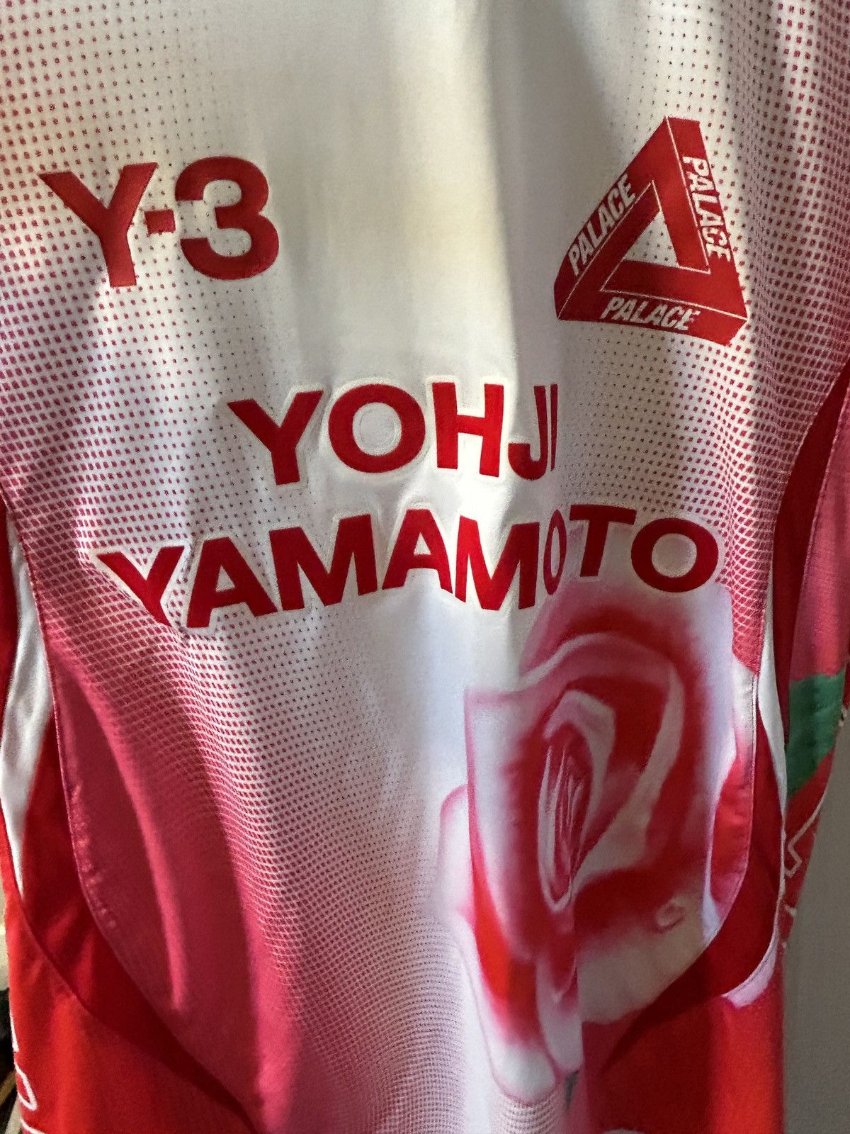 Y-3 (Yohji Yamamoto) x Palace Rose of England Jersey - Jerseys
