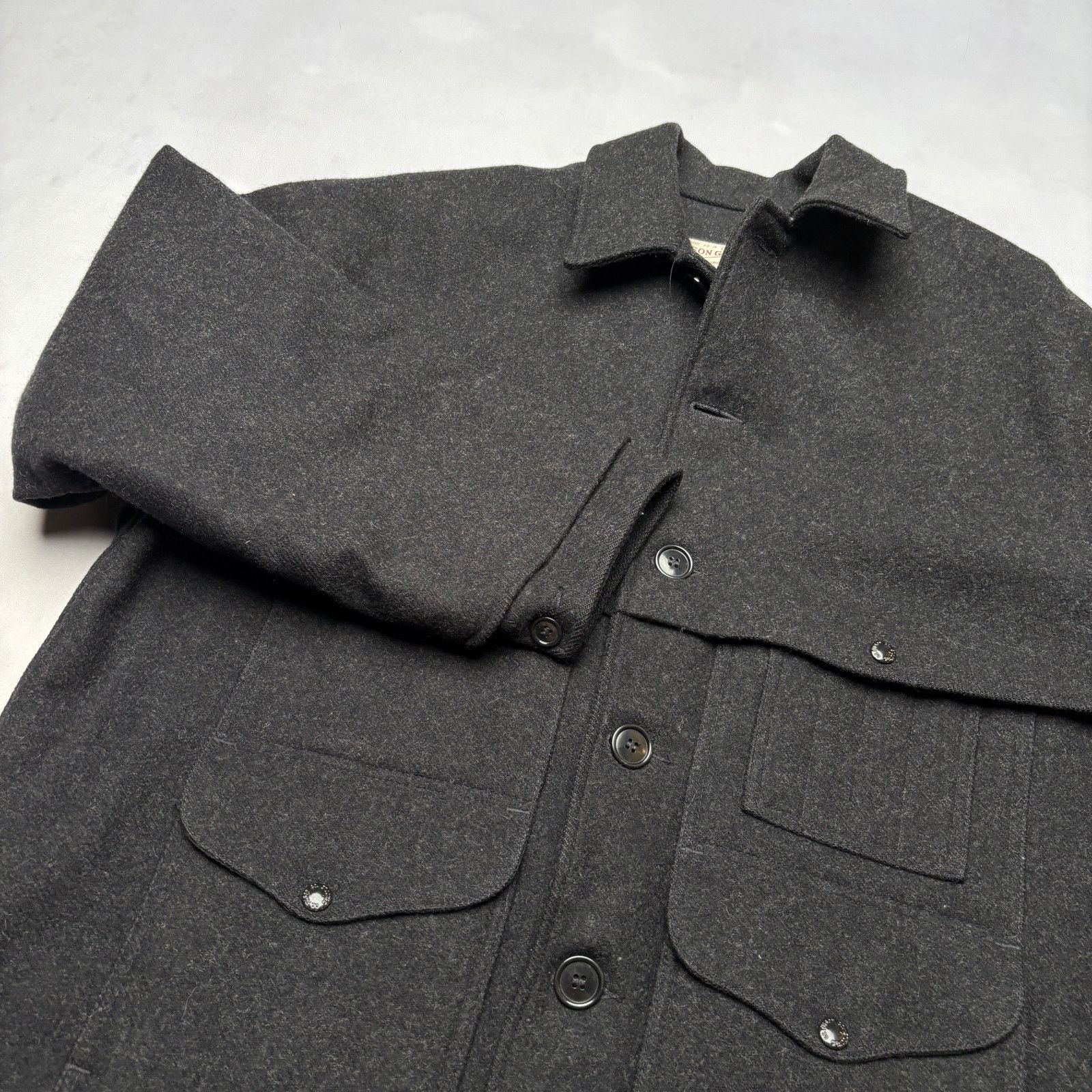 Filson × Vintage Vintage Filson Double Mackinaw Cruiser Wool Coat Men's 48 Size US XL / EU 56 / 4 - 12 Thumbnail