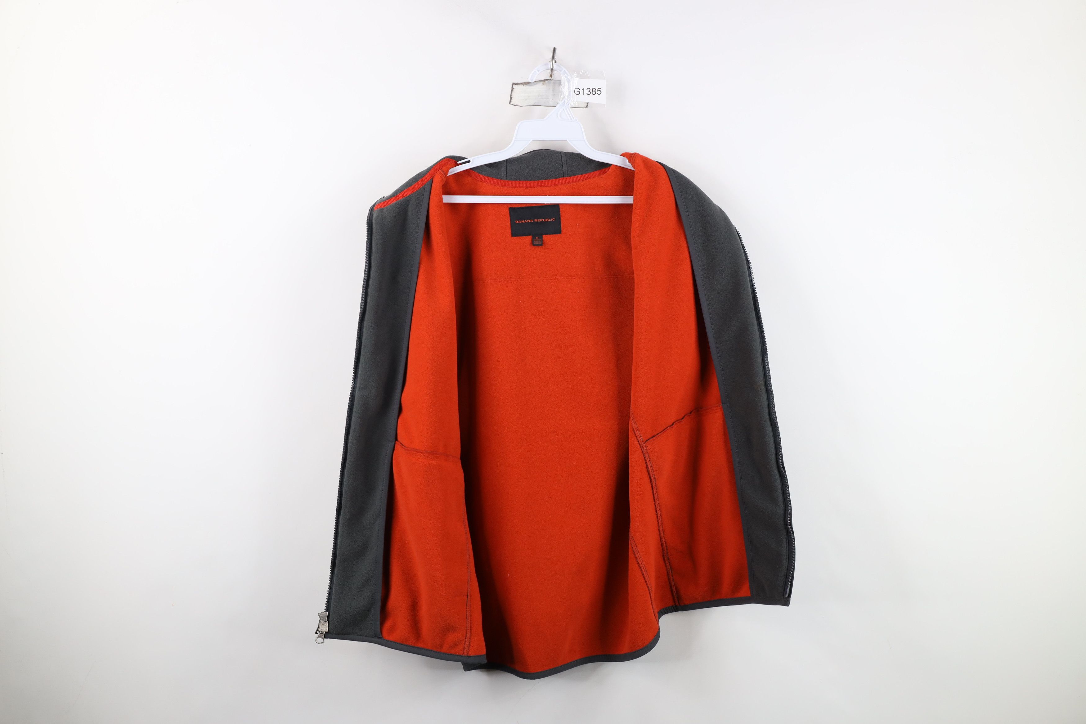 Banana Republic Vintage Y2K Banana Republic Block Fleece Zip Vest Jacket Size US M / EU 48-50 / 2 - 8 Thumbnail