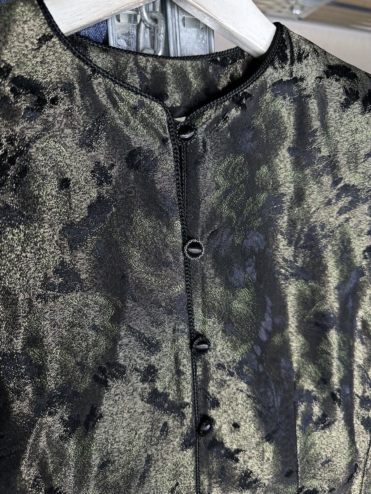 Jean-Louis Scherrer Scherrer Boutique Paris Jacquard Fitted Blazer Jacket Size S / US 4 / IT 40 - 3 Thumbnail