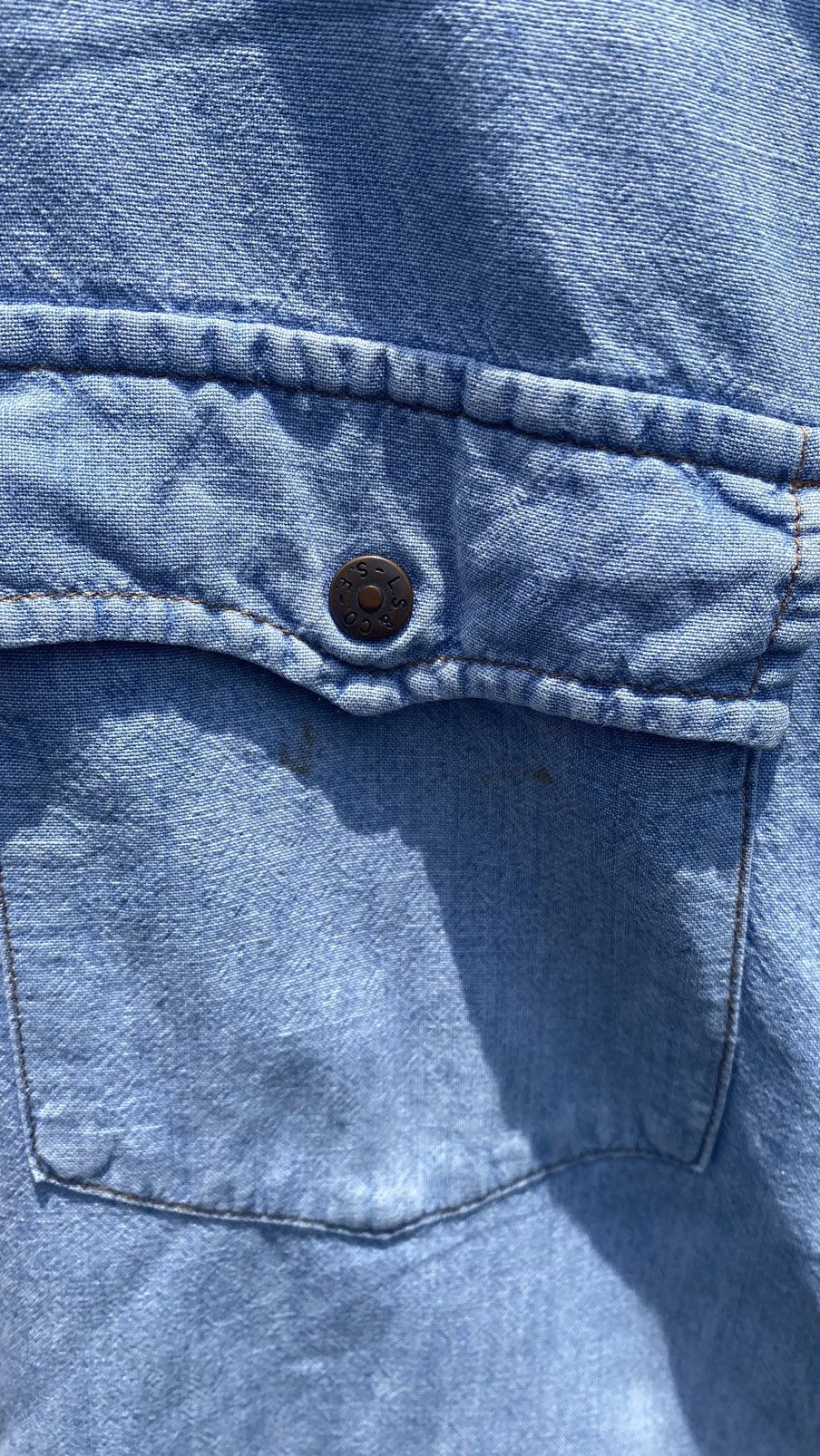 Levi's Vintage Clothing × Vintage Vintage Levi’s Orange tag salvage shirt Size US L / EU 52-54 / 3 - 7 Thumbnail