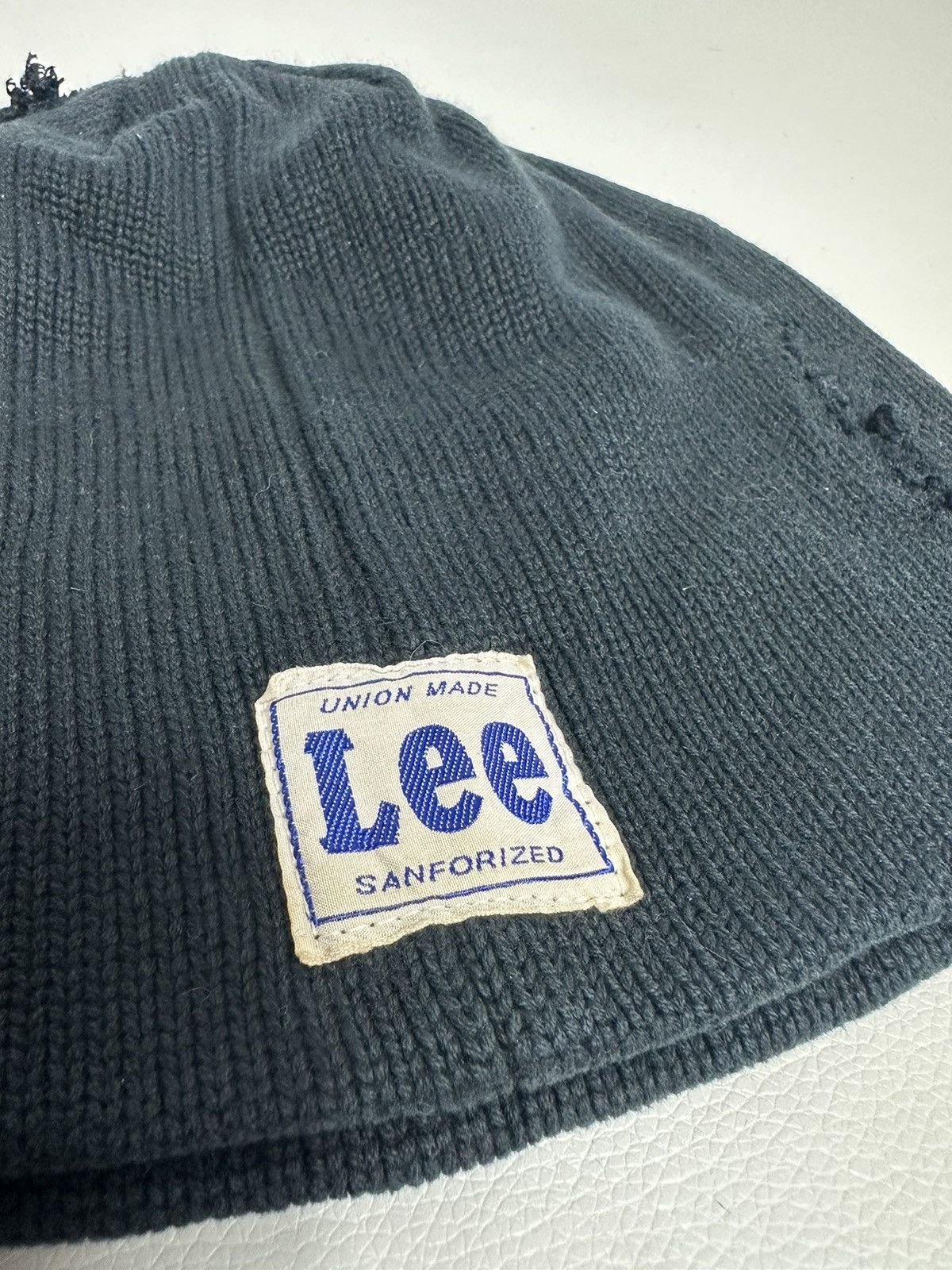 Lee Lee Distressed Punk Bondage Design Beanie hats Size ONE SIZE - 13 Thumbnail