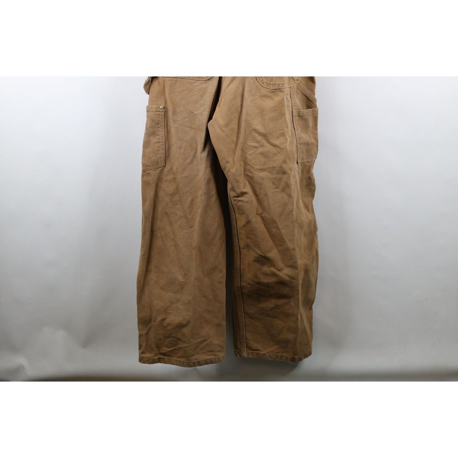 Carhartt × Vintage Vintage Carhartt Thrashed Canvas Double Knee Overalls Size US 36 / EU 52 - 20 Thumbnail