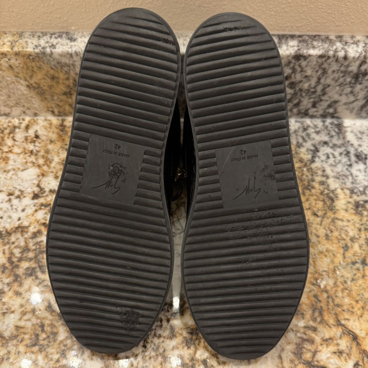 Giuseppe Zanotti Giuseppe Zanotti Kriss Midtop Black Crocodile Size US 9 / EU 42 - 6 Thumbnail
