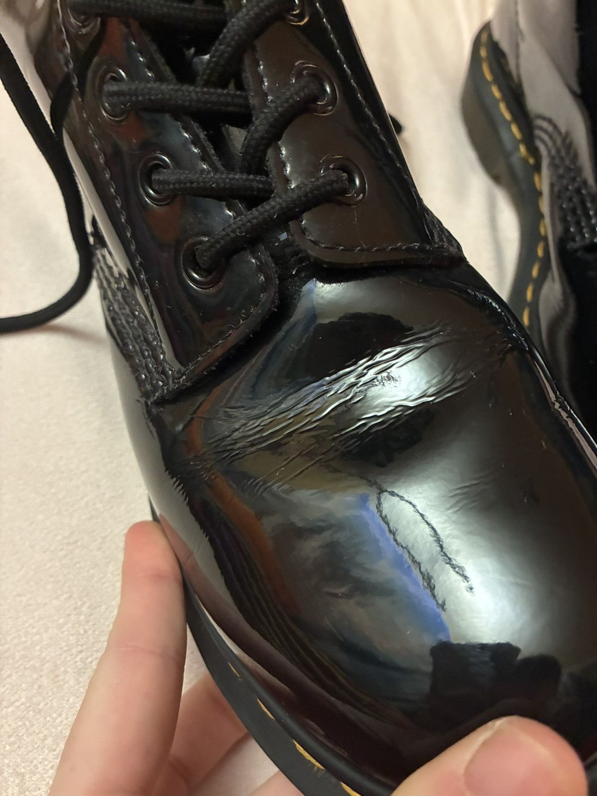Dr. Marten’s 1460 Patent Leather Boots—Excellent Condition